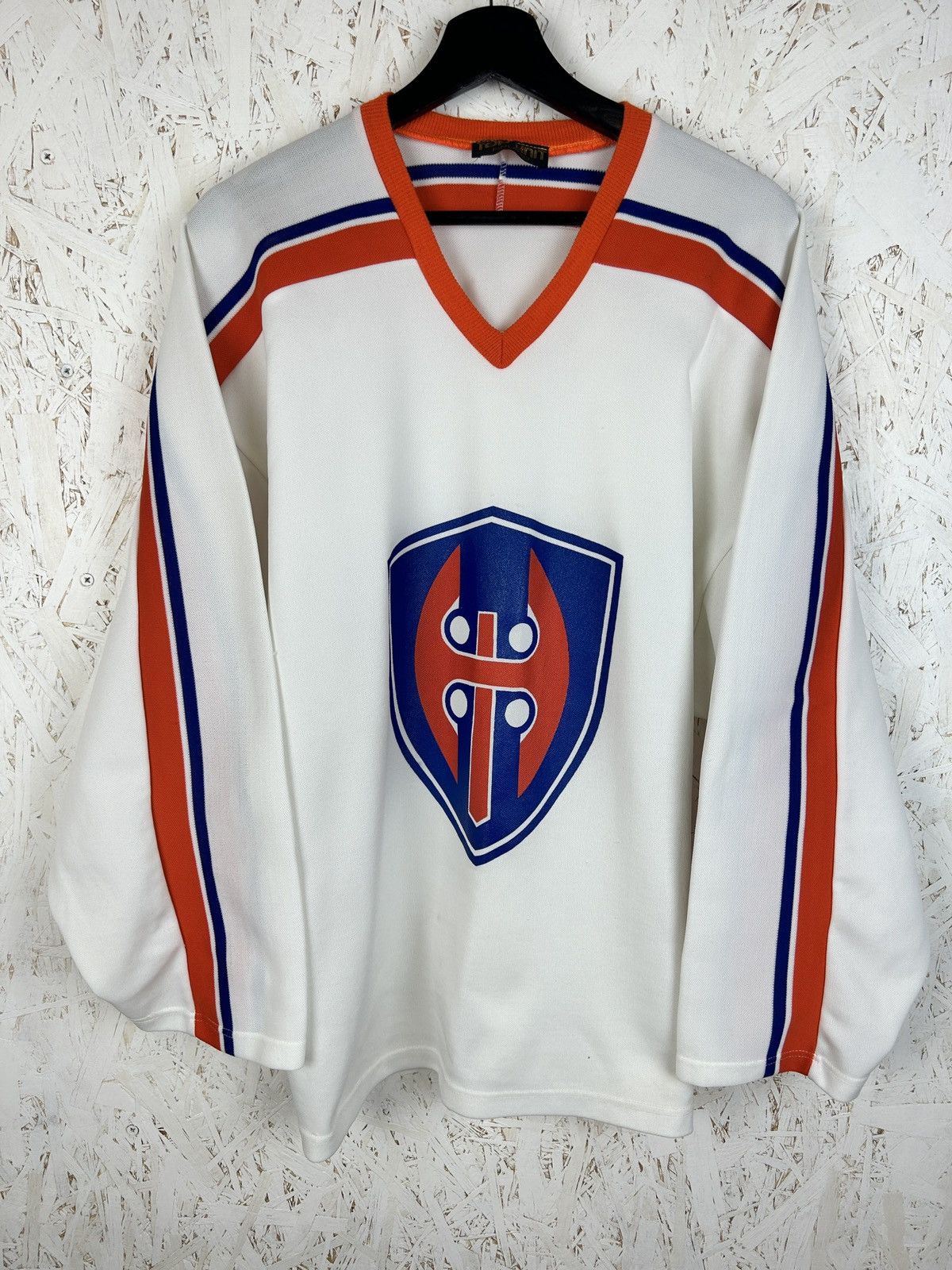 NHL 80s Tappara Tampere Retro Top Knit Hockey Jersey NHL ~L Size US L / EU 52-54 / 3 - 1 Thumbnail