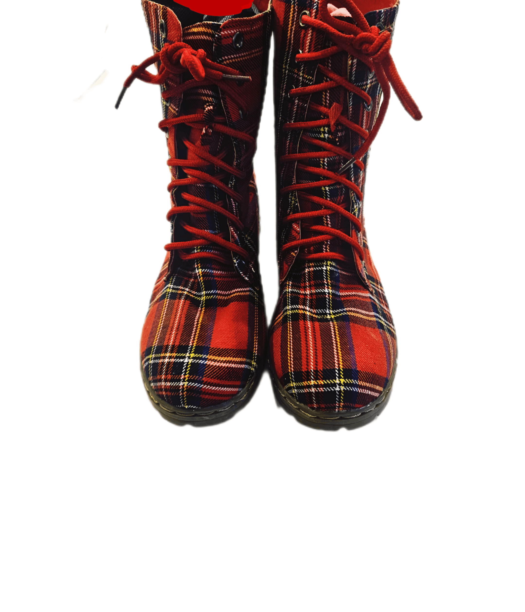 Other Carini Tartan Plaid Punk Boots Women’s US 8 New with Tags Size US 8 / IT 38 - 3 Thumbnail