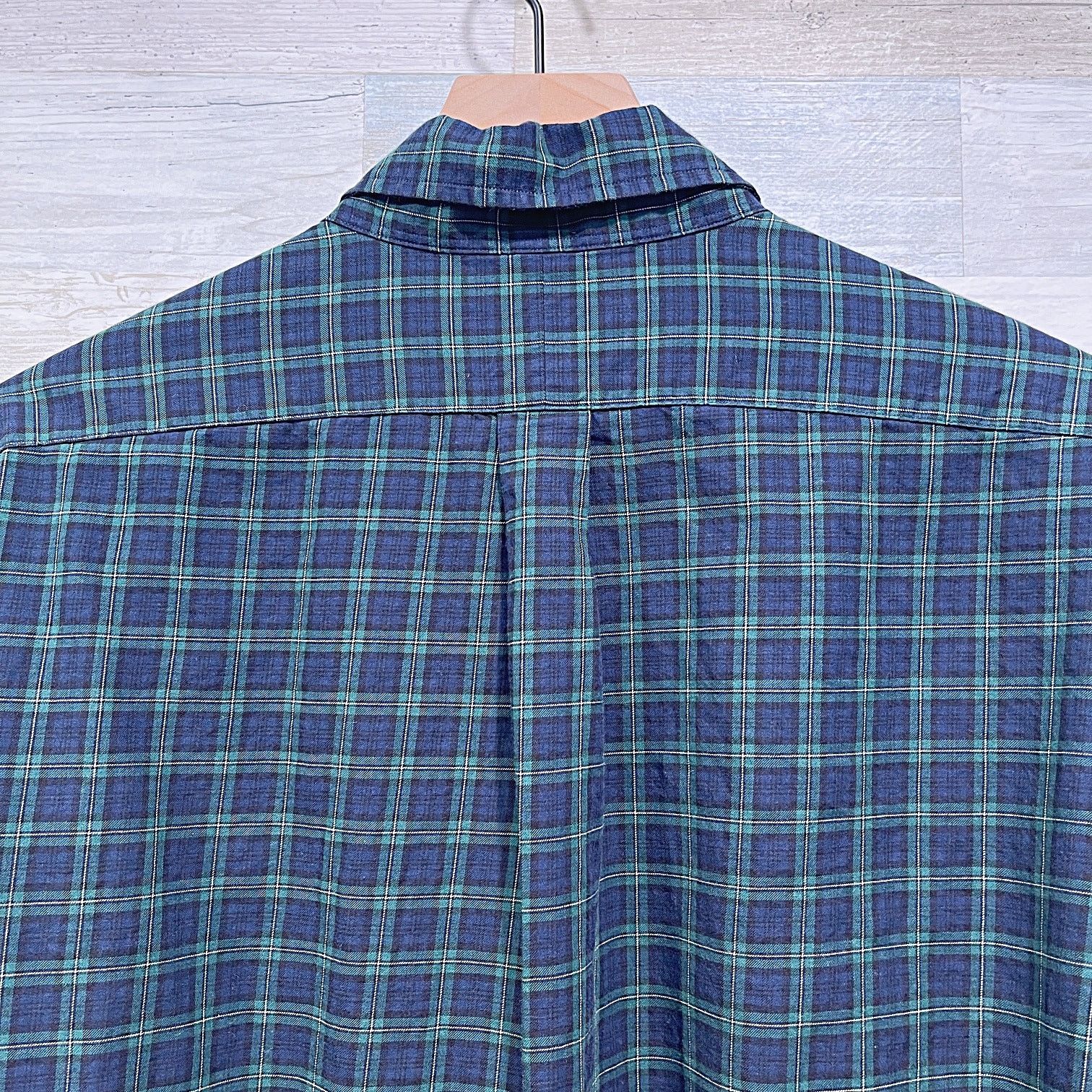 Ralph Lauren Ralph Lauren Flannel Plaid Shirt Blue Green Plaid XXL Size US XXL / EU 58 / 5 - 4 Thumbnail