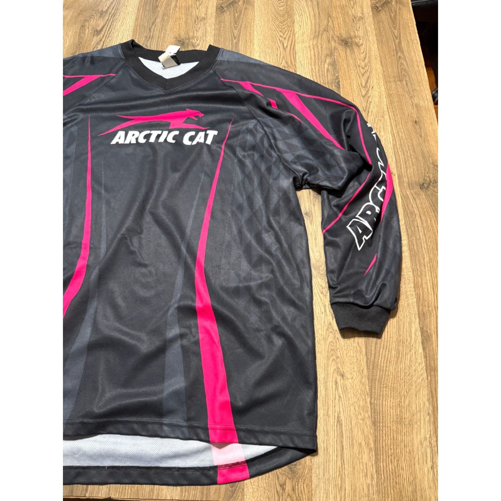 Vintage Arcticwear Shirt Men's 3XL Black Pink Long Sleeve Logo Print Shirt Size US XXL / EU 58 / 5 - 4 Thumbnail