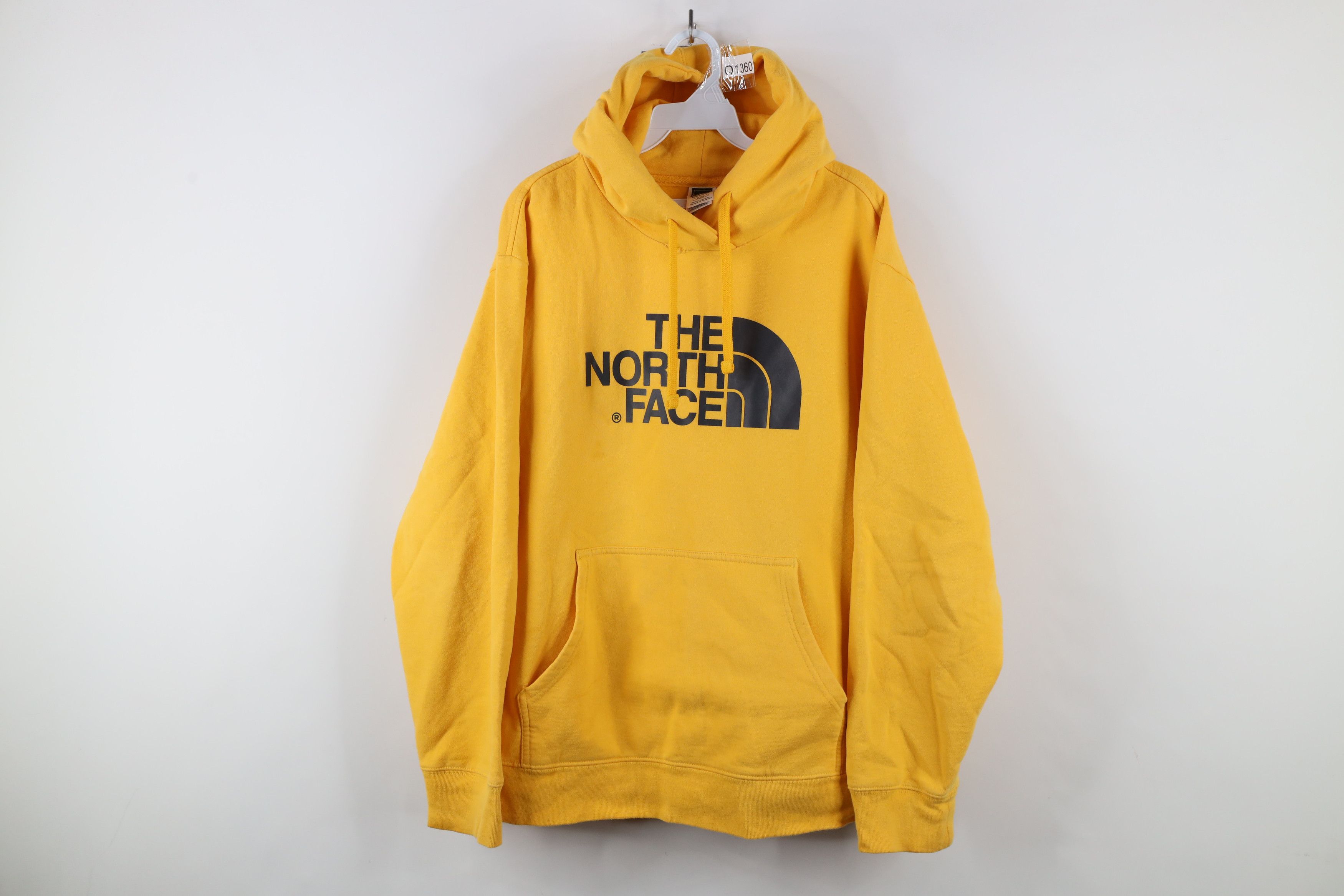 The North Face × Vintage Vintage The North Face Spell Out Big Logo Hoodie Sweatshirt Size US XL / EU 56 / 4 - 1 Thumbnail