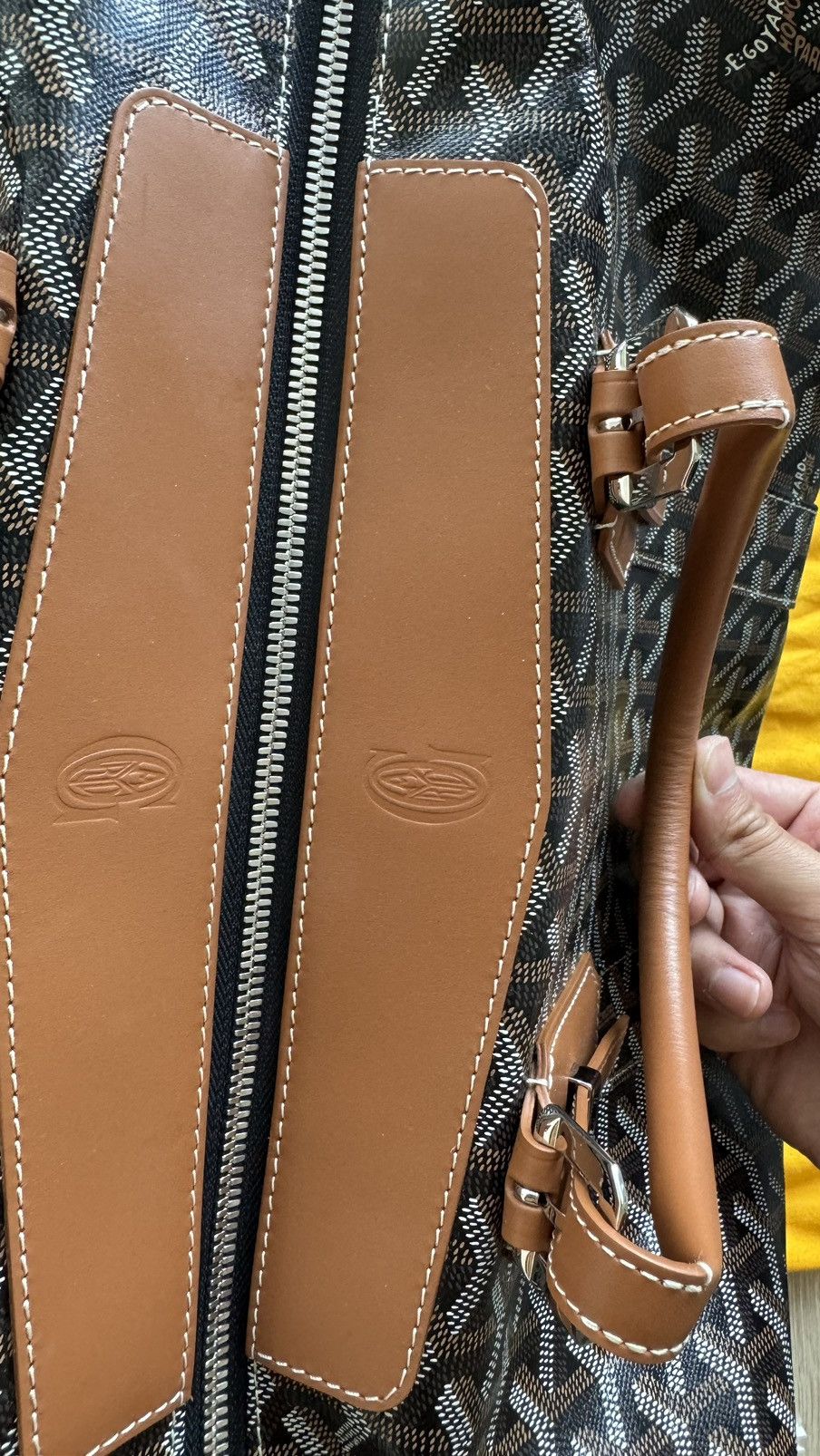 Goyard Goyard 45 Bowling Boeing Foldable Duffle Hand Bag Size ONE SIZE - 18 Thumbnail