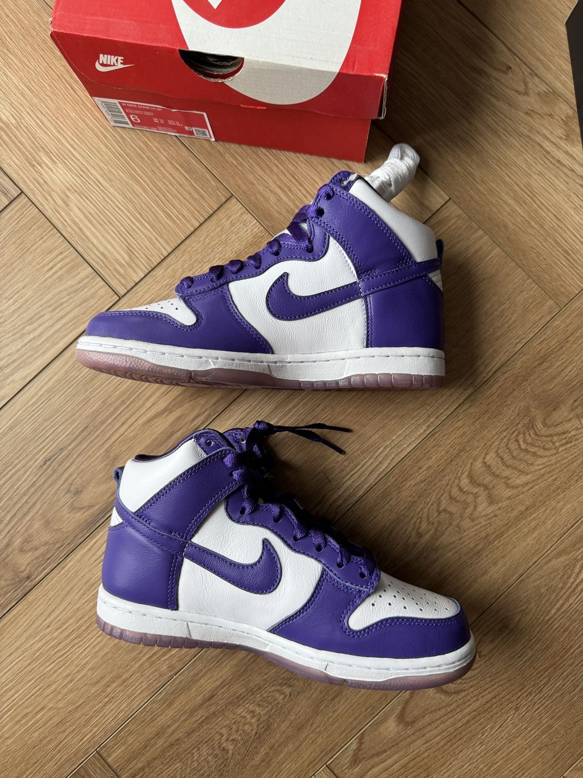 Nike Nike Dunk High 'Varsity Purple' Size US 6.5 / IT 36.5 - 5 Thumbnail