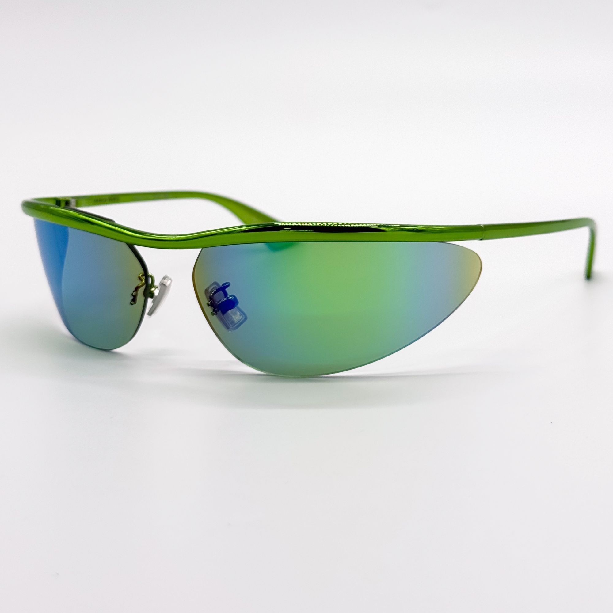Bottega Veneta NEW BOTTEGA VENETA SUNGLASSES BV1174S 003 GREEN/GREEN UNISEX Size ONE SIZE - 4 Thumbnail