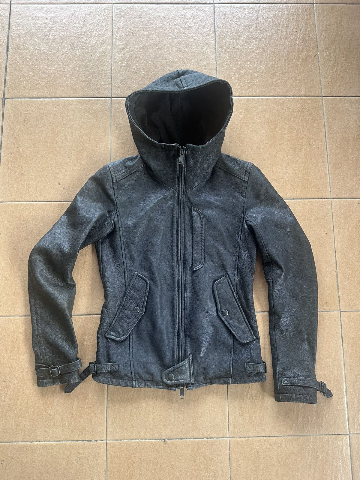 Ekam Rare 2000s Halb Goatskin Leather Jacket Size US M / EU 48-50 / 2 - 2 Thumbnail