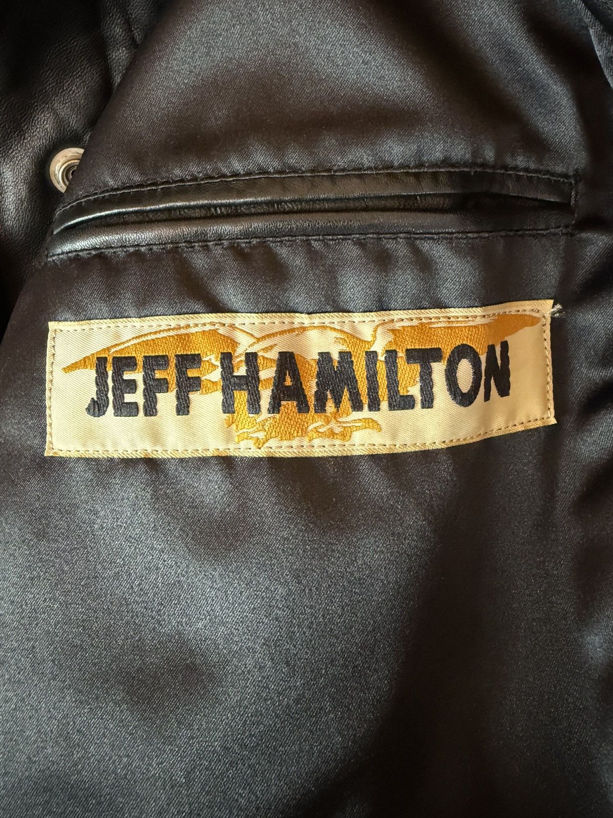 Jeff Hamilton Vintage Jeff Hamilton x NBA conference leather jacket Size US XXL / EU 58 / 5 - 12 Thumbnail