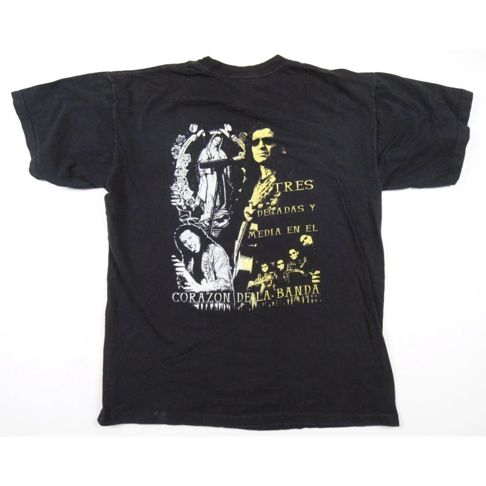 Vintage Vintage El Tri Shirt Mens XLarge Black Spanish Mexican Rock Band Tee 35 Anos Size US XL / EU 56 / 4 - 4 Thumbnail