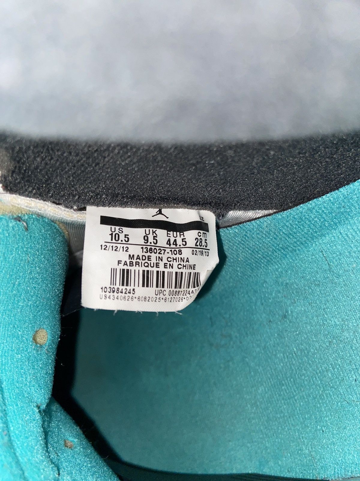 Jordan Brand Jordan 5 grape 2013 8.5/10 condition Size US 10.5 / EU 43-44 - 6 Thumbnail