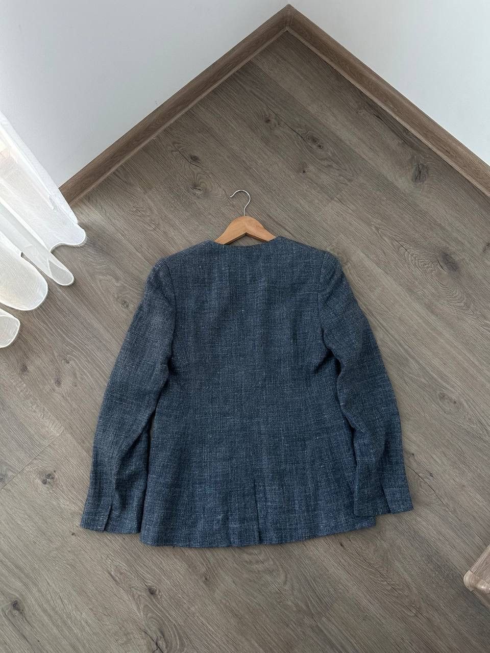 Max Mara × Vintage Vintage Max Mara Blue W’s Blazer Jacket Size M / US 6-8 / IT 42-44 - 19 Thumbnail