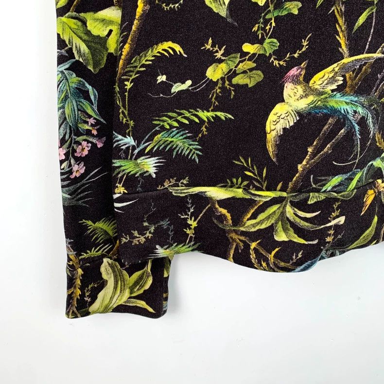 Gucci Gucci Color-blocked jungle flower print round-neck long-sle Size US S / EU 44-46 / 1 - 4 Thumbnail
