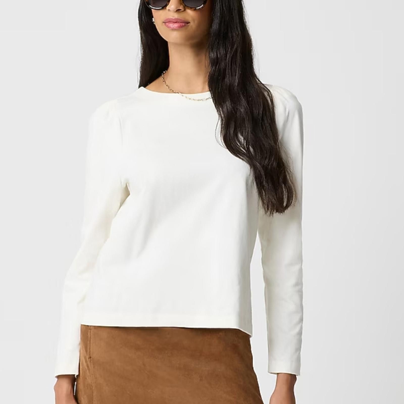 J.Crew J Crew Puff-sleeve button-back top Size XXS / US 00 / IT 34 - 1 Thumbnail