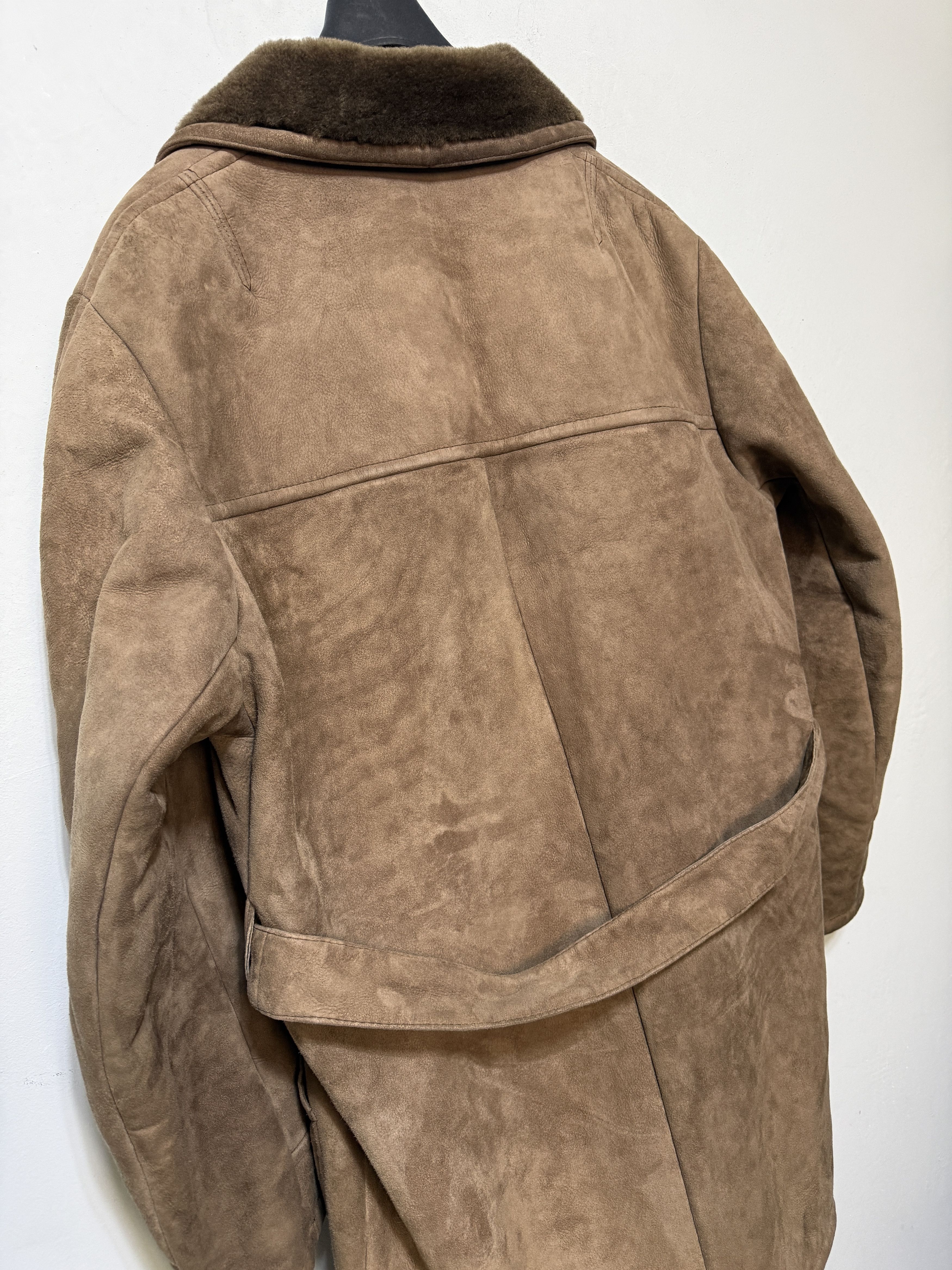 McGregor Vintage Coat Belted McGregor shearling suede coat L / xl Size US L / EU 52-54 / 3 - 9 Thumbnail