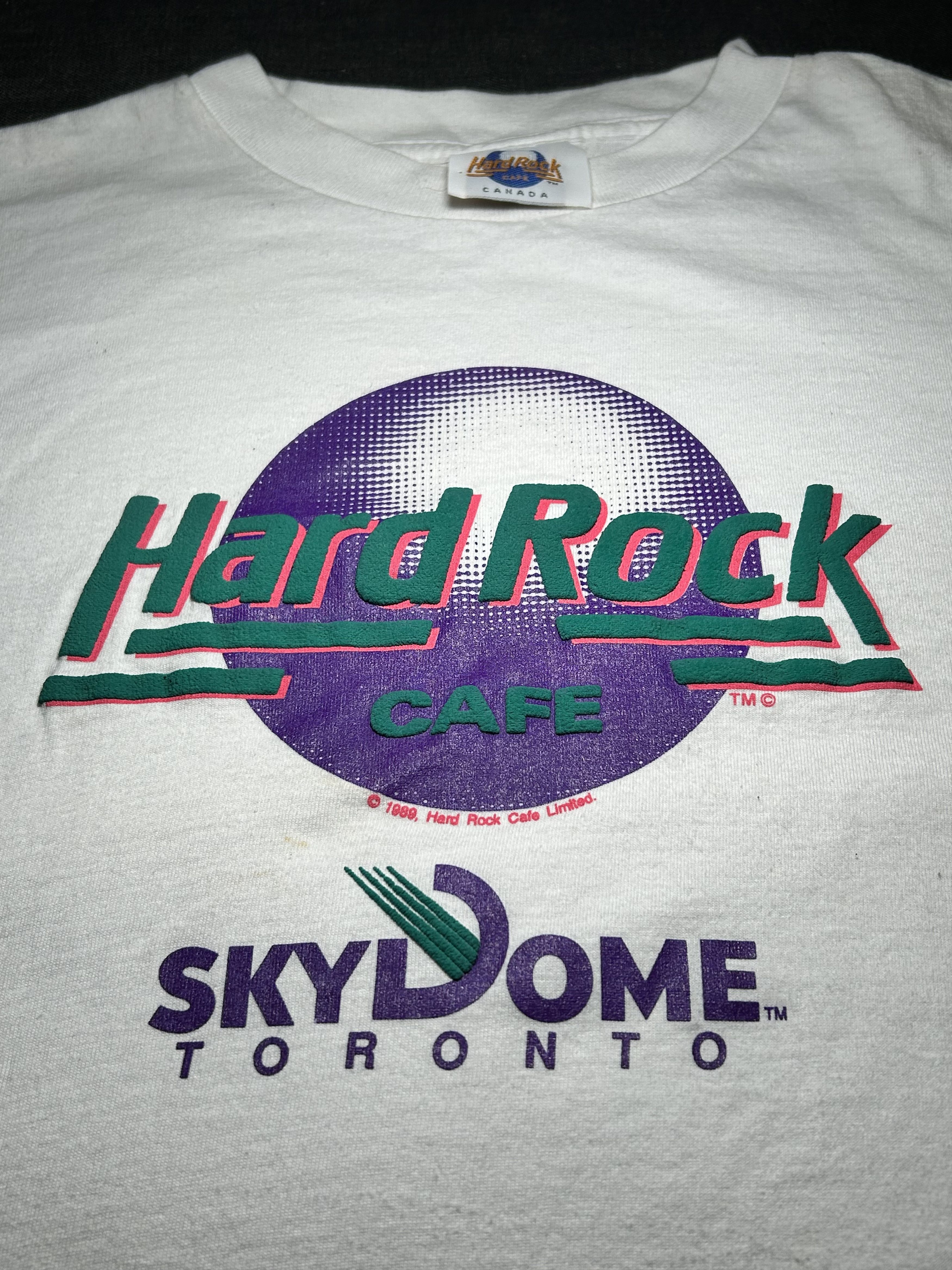 Hard Rock Cafe Vintage Hard Rock Cafe Tee 1989 (Single Stitch) Size US L / EU 52-54 / 3 - 5 Thumbnail