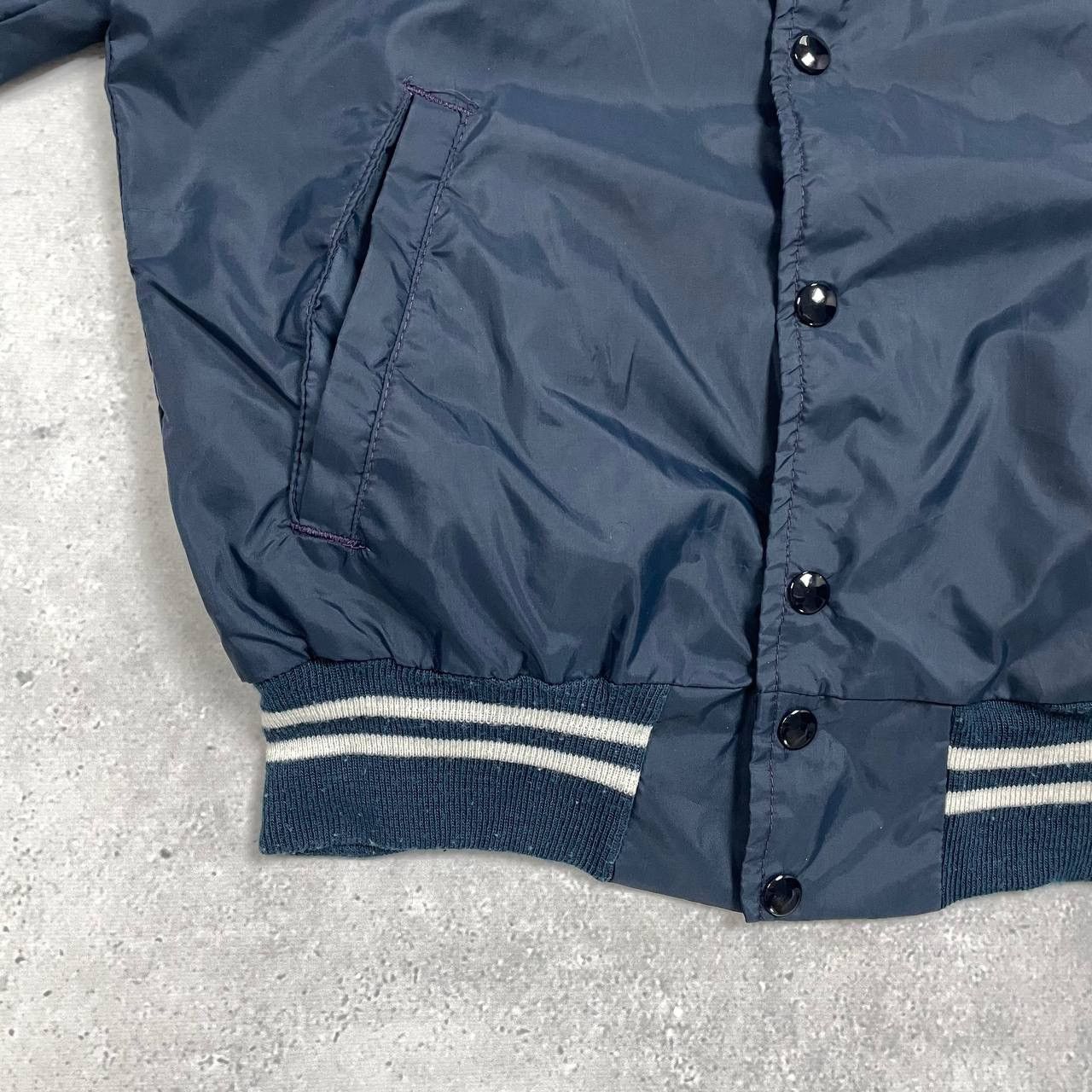 Champion Vintage 60s 70s Champion Running Man Bomber Jacket USA Blue Size US S / EU 44-46 / 1 - 9 Thumbnail