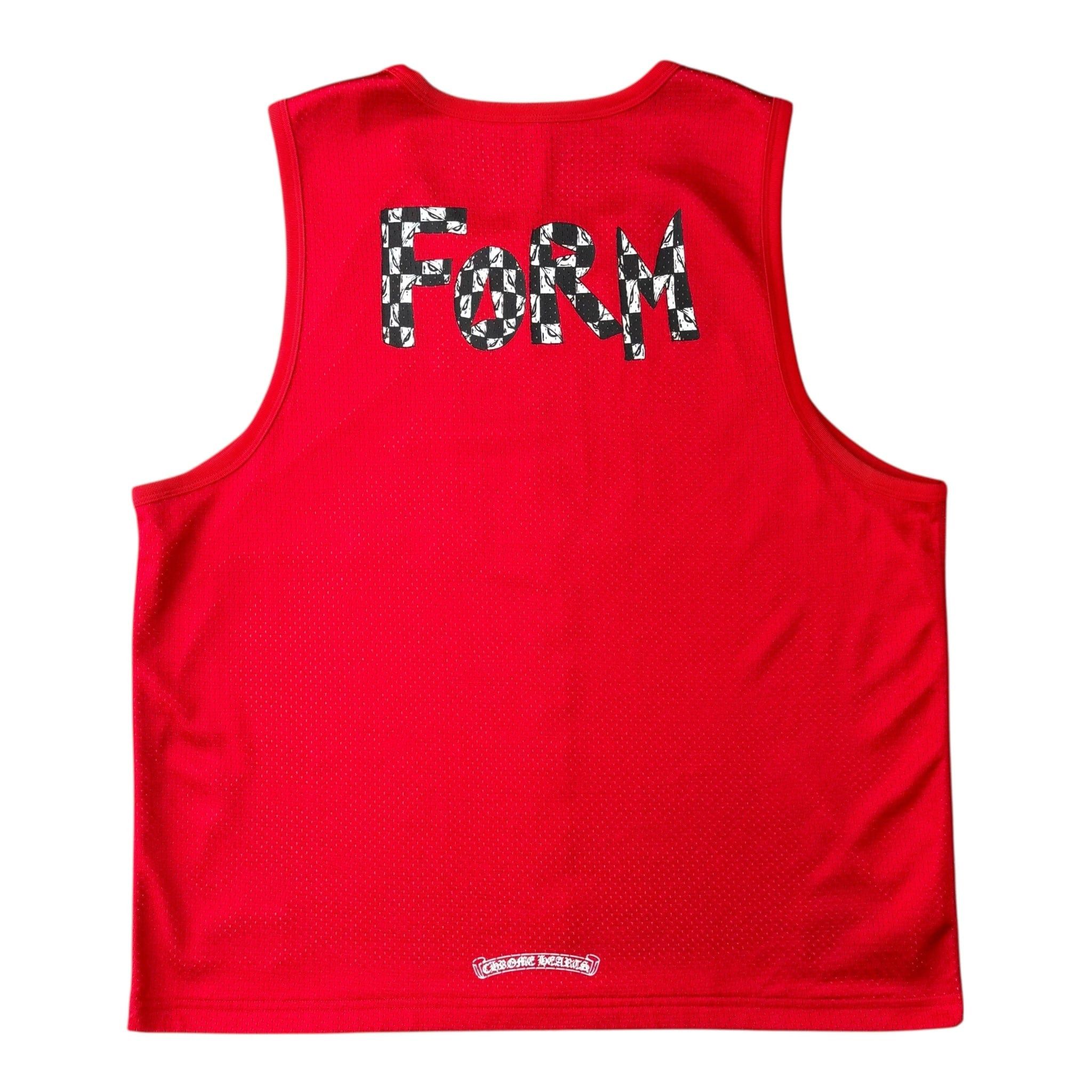 Chrome Hearts Form Reversible Warmup Basketball Jersey Red Size US M / EU 48-50 / 2 - 1 Thumbnail