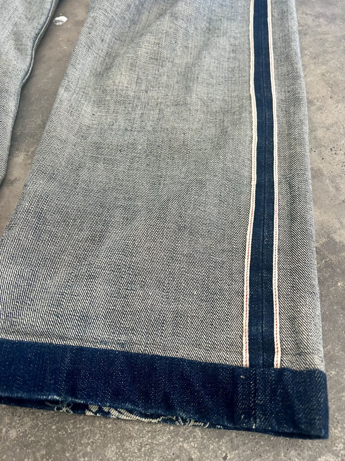 Japanese Brand VINTAGE SKULL JAPANESE TRADITIONAL SELVEDGE KODAMA JEANS Size US 34 / EU 50 - 19 Thumbnail