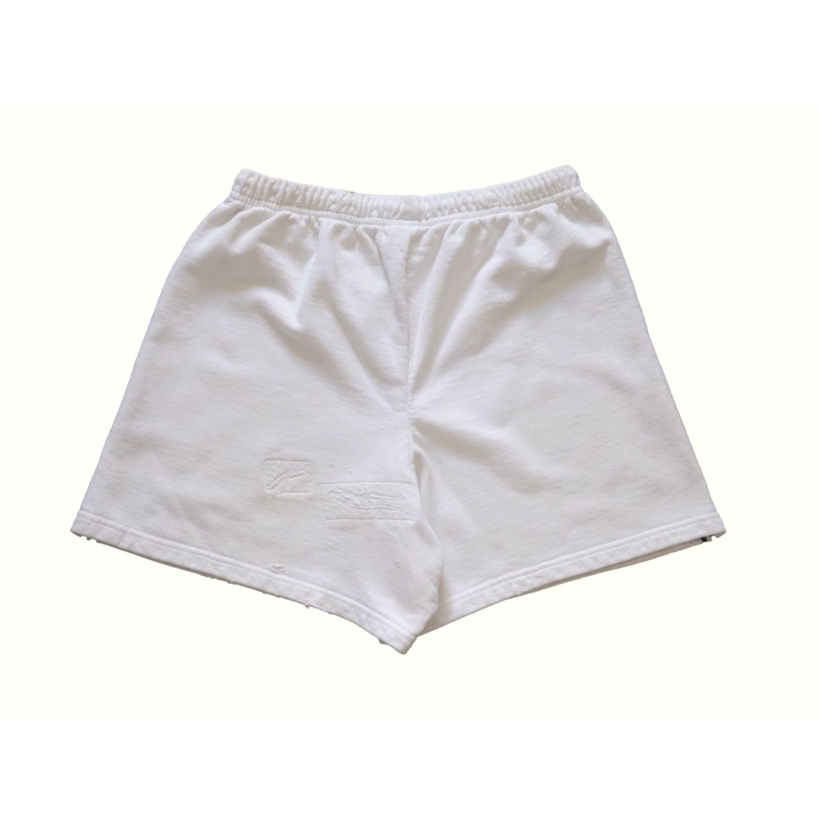 Body Glove BODY GLOVE CANADA MADE VTG 90s RETRO WHITE 4" COTTON DISTRESSED SHORTS WMNs SZ M 28" WAIST 4" INSEAM SHORTS Size 32" / US 10 / IT 46 - 3 Thumbnail