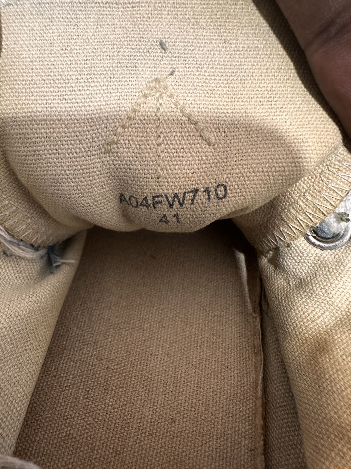 Maison MIHARA YASUHIRO × Nigel Cabourn Maison MIHARA YASUHIRO x Nigel Cabourn Blue Denim Sneaker. Size US 8 / EU 41 - 9 Thumbnail