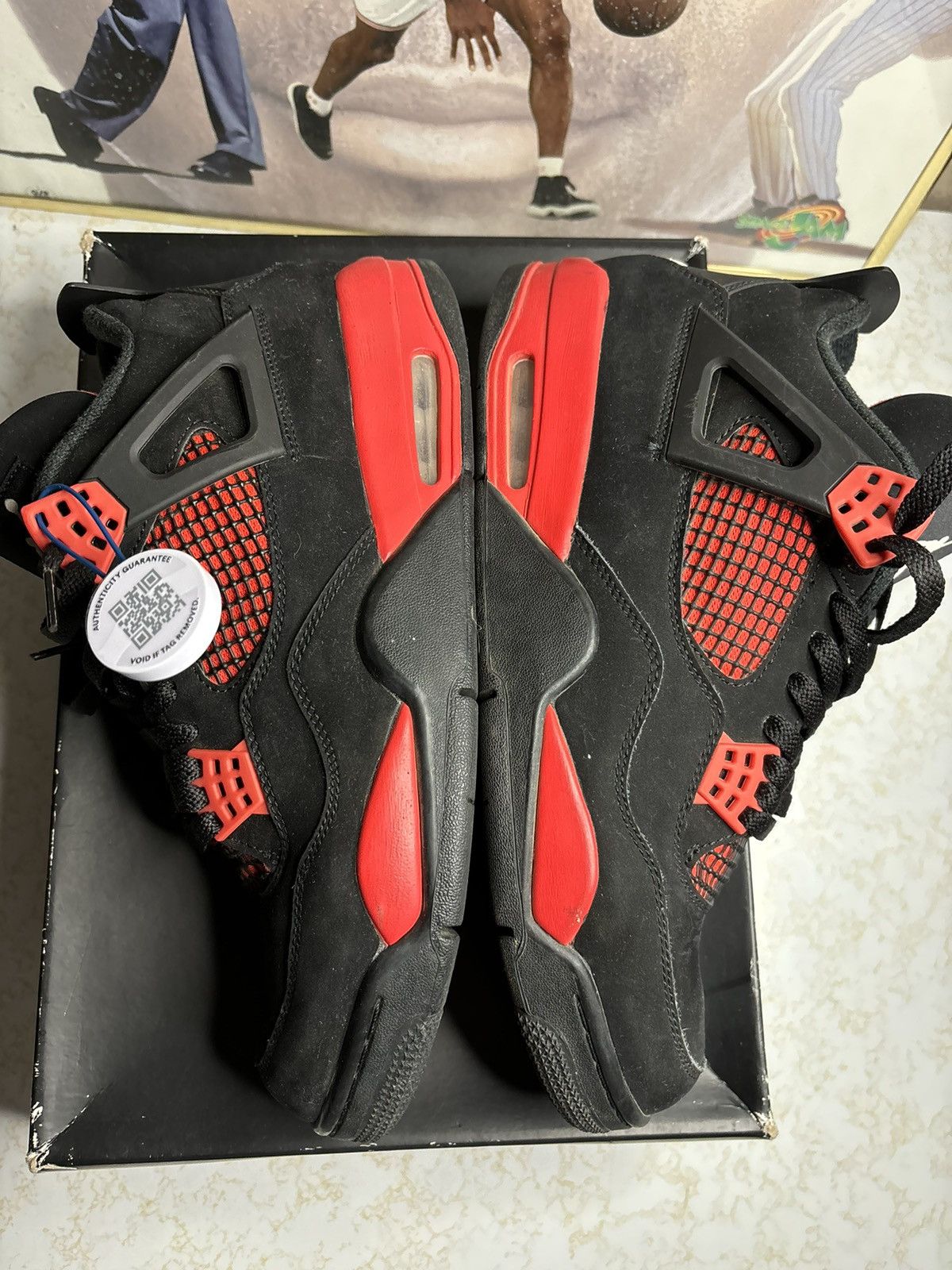 Jordan Brand Jordan Retro 4 ‘red thunder’ Size US 10.5 / EU 43-44 - 4 Thumbnail