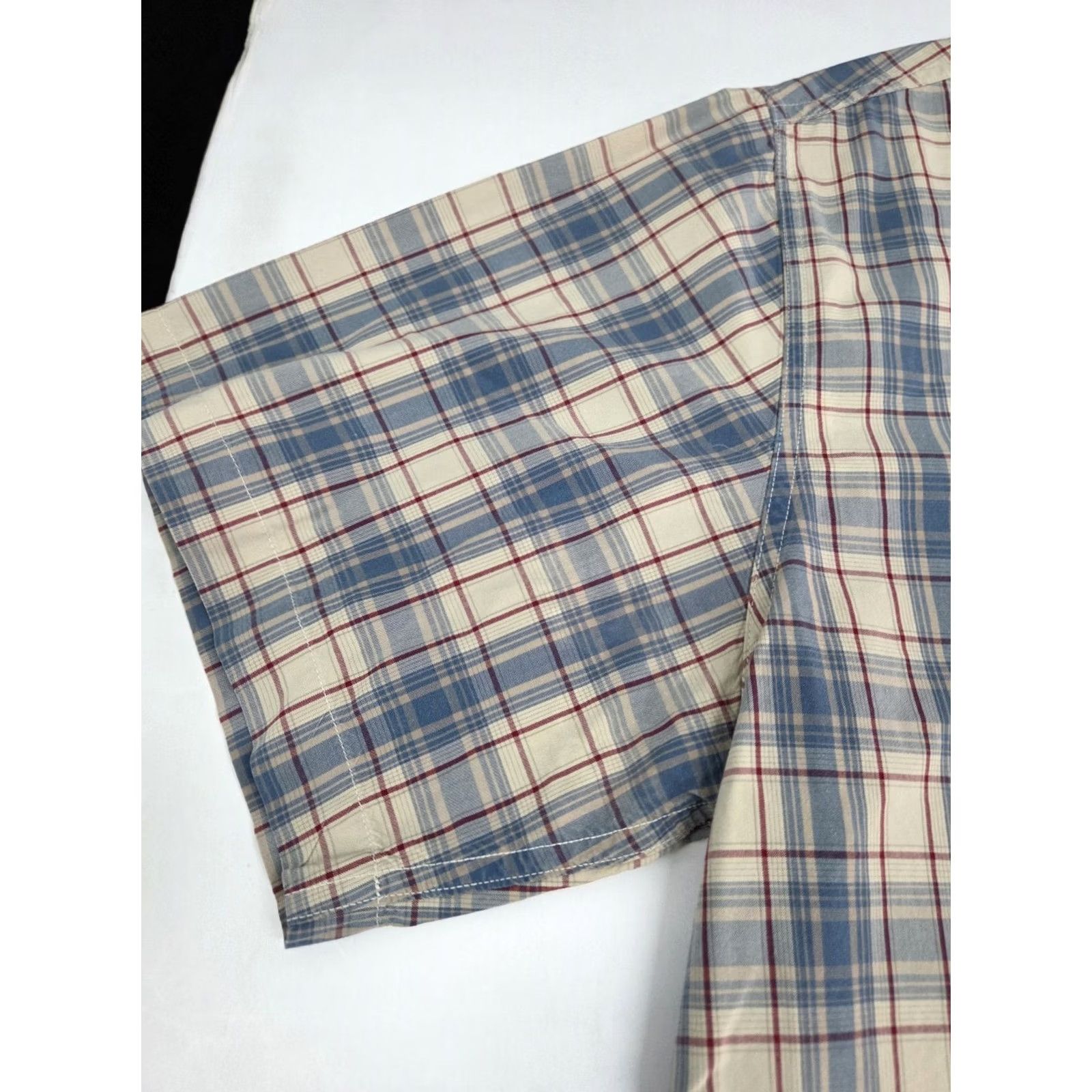 Carhartt Carhartt Mens Short Sleeve Button Up Plaid Multicolored Shirt Logo XL Curtains? Size US XL / EU 56 / 4 - 7 Thumbnail