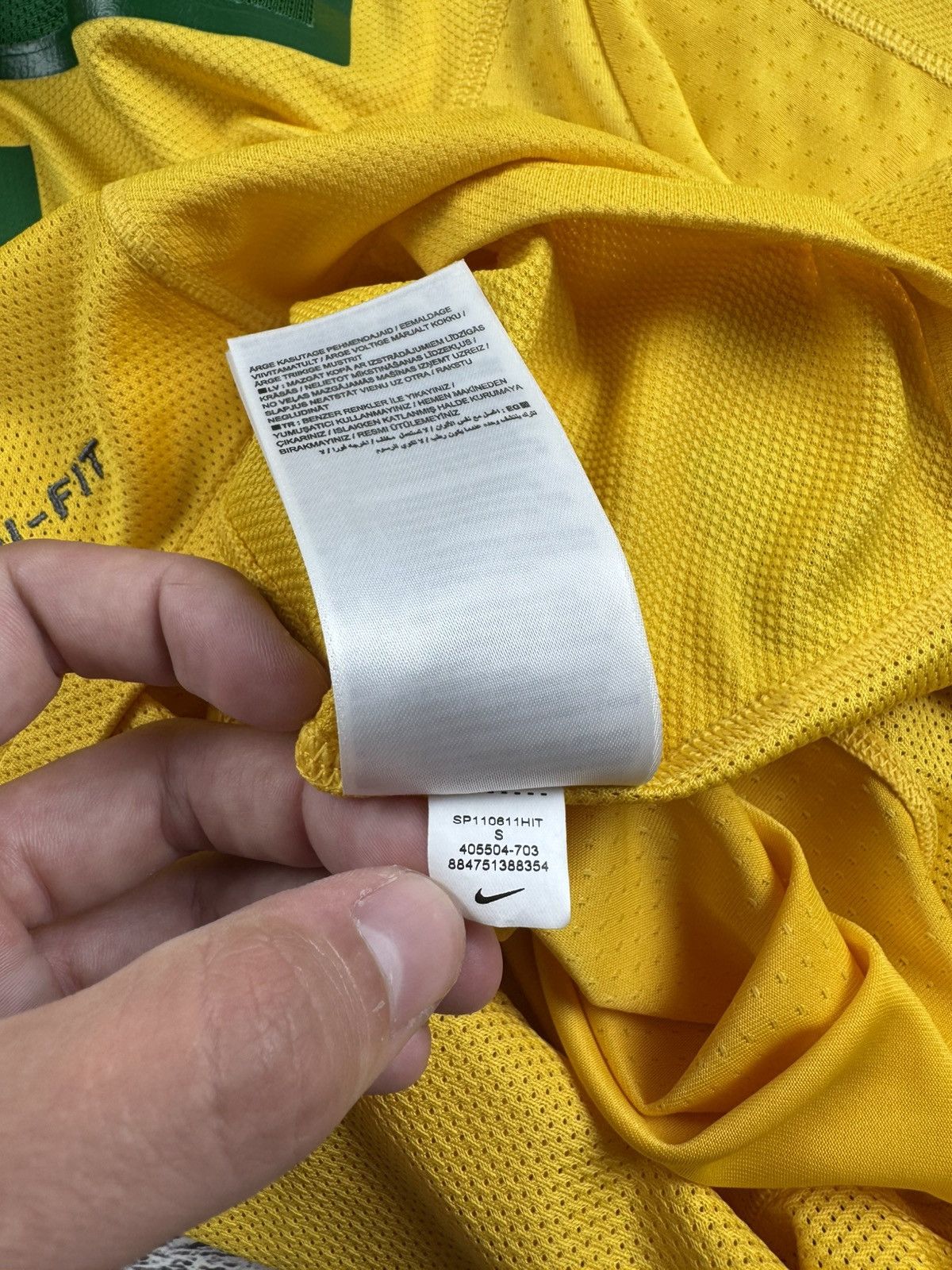 Nike Brasil 2011 2012 Brazil Neymar JR. National Soccer Football T Shirt Jersey Tee Size US S / EU 44-46 / 1 - 14 Thumbnail