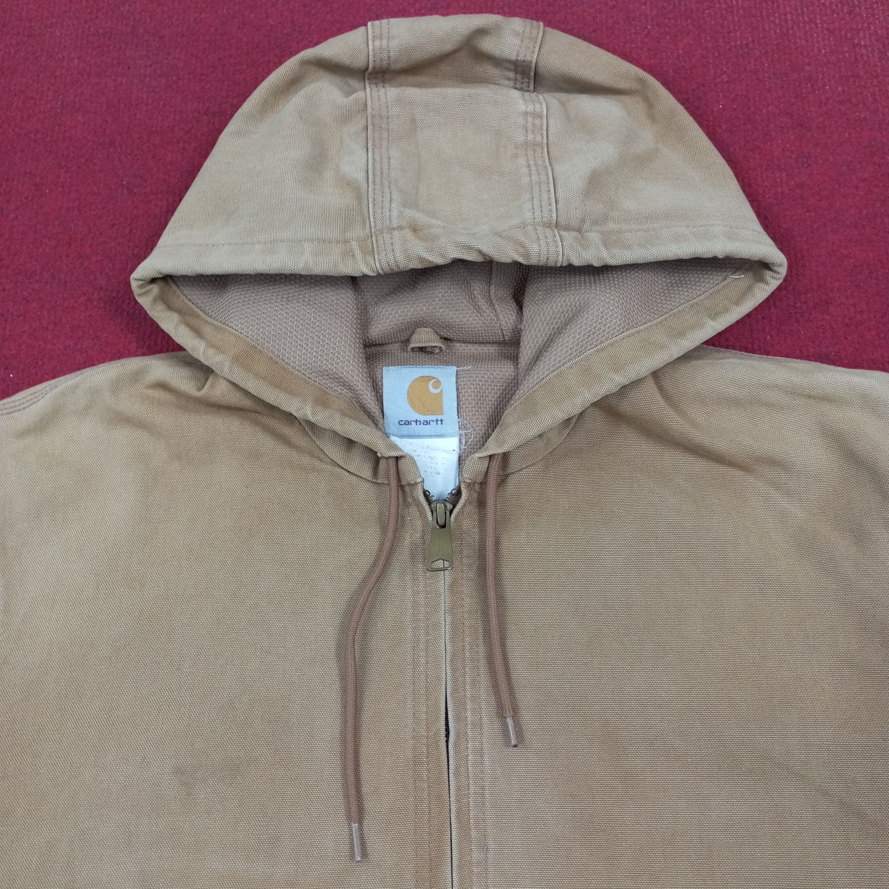Carhartt × Vintage Carhartt Small Logo Design Jacket Hoodies Size US L / EU 52-54 / 3 - 3 Thumbnail