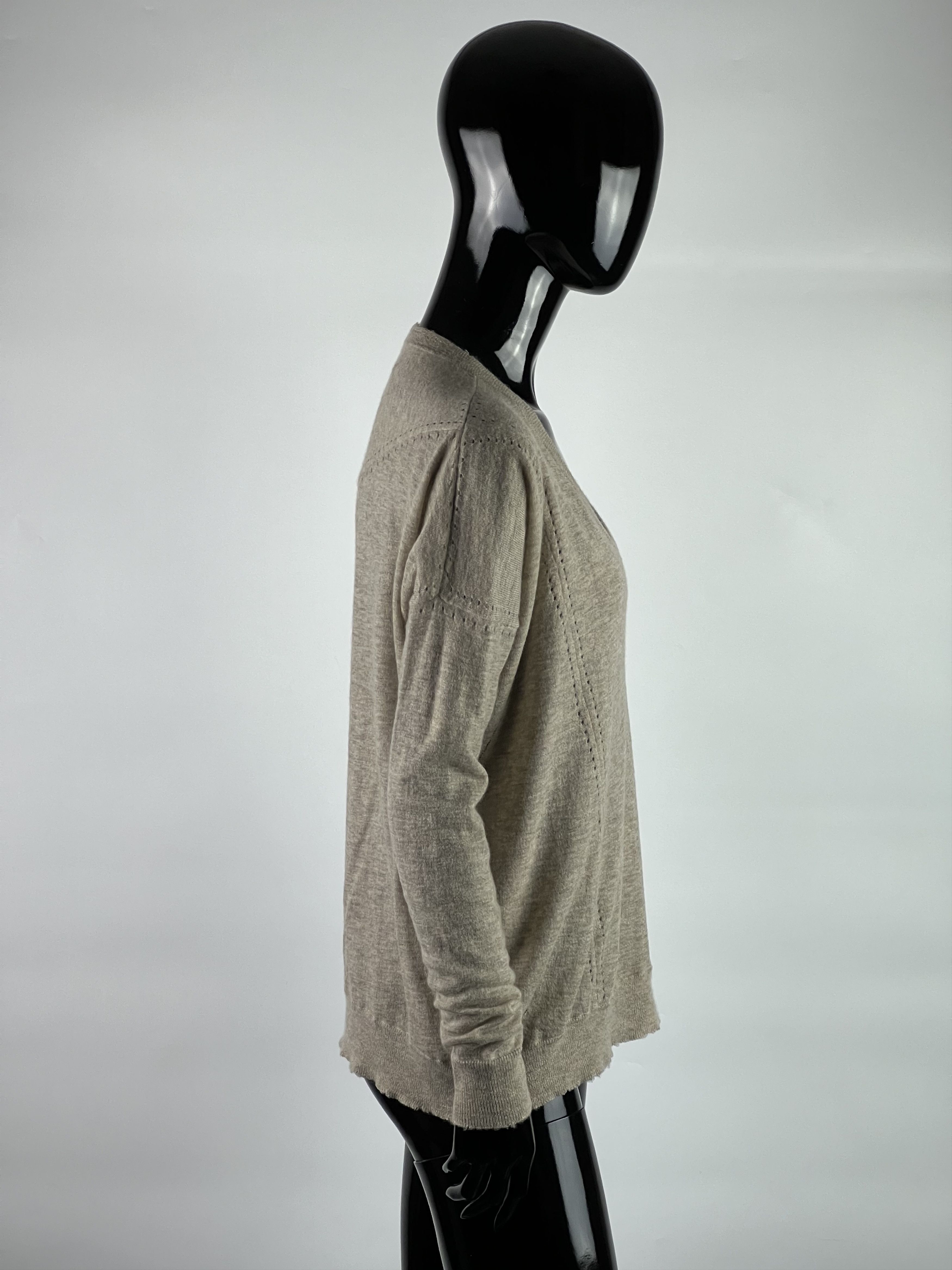 Zadig & Voltaire Zadig & Voltaire Women's 100% Cashmere V-Neck Sweater Size M Size M / US 6-8 / IT 42-44 - 2 Thumbnail