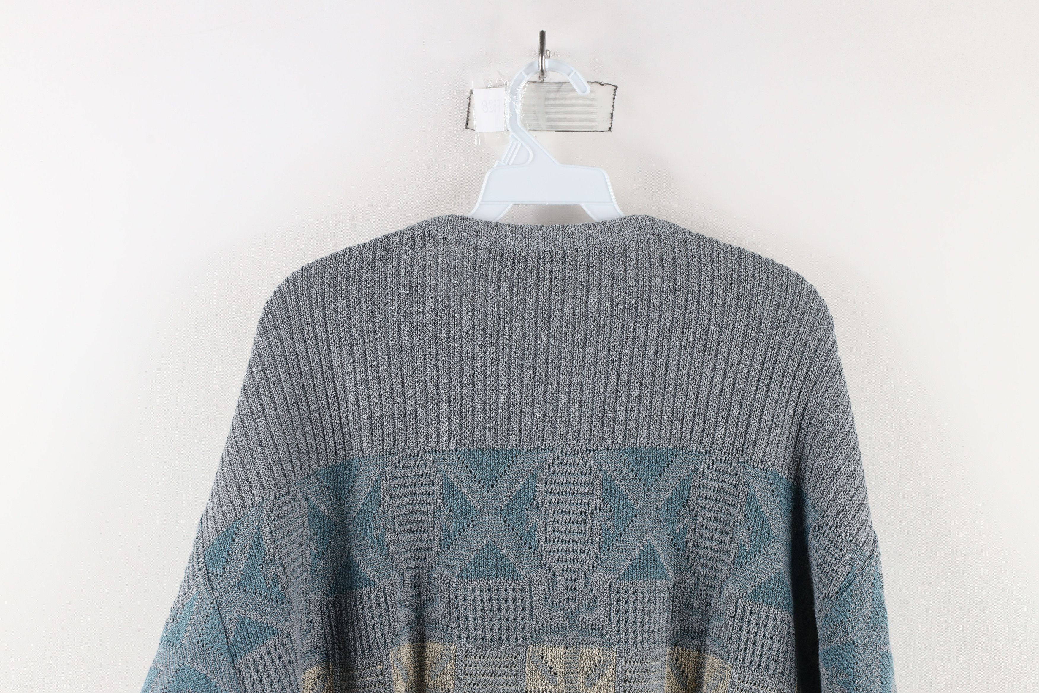Vintage Vintage 90s Coogi Style Ed Bassmaster Knit Dad Sweater Size US L / EU 52-54 / 3 - 8 Thumbnail