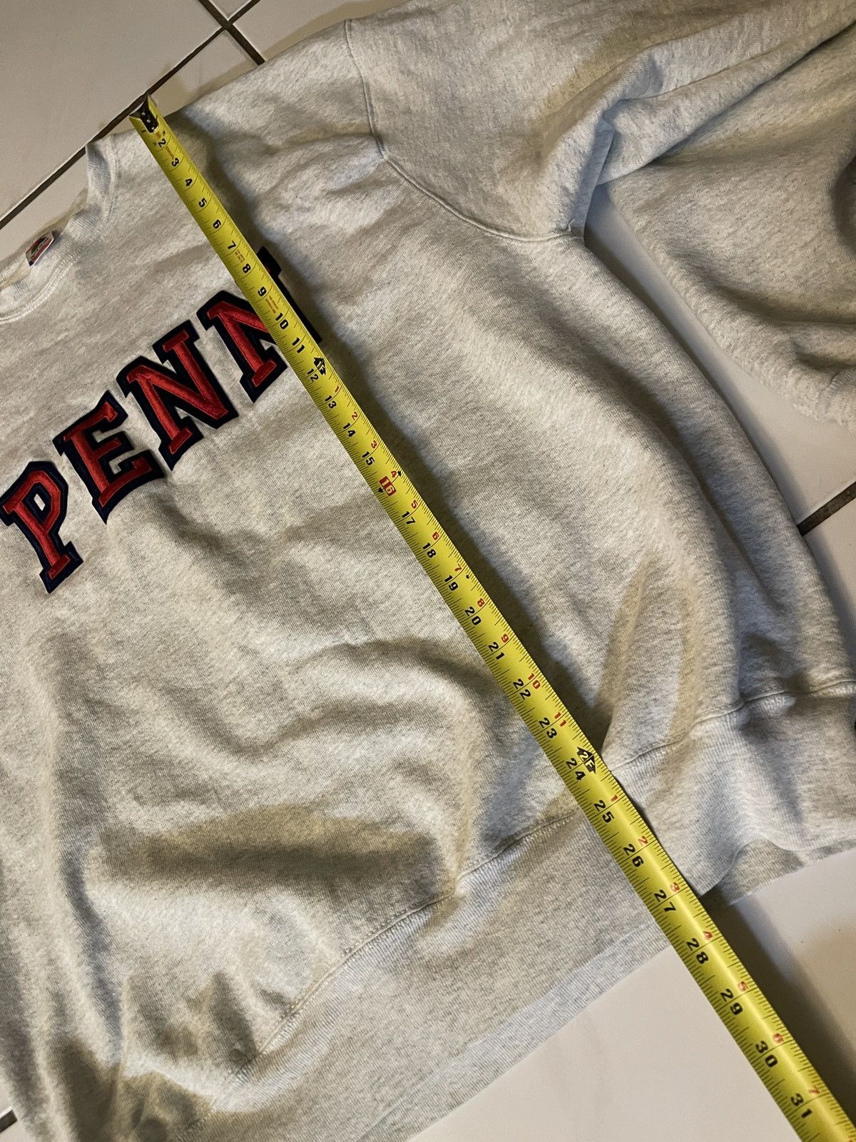 Vintage Vintage 90’s Fruit of the Loom PENN University Sweatshirt XL Size US XL / EU 56 / 4 - 4 Thumbnail
