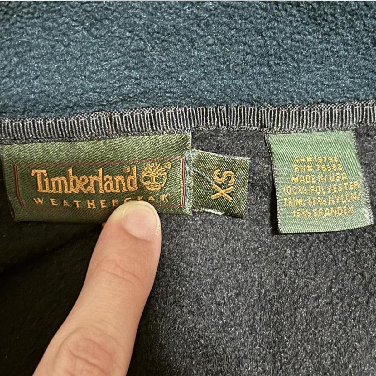 Timberland Timberland black fleece Size US XS / EU 42 / 0 - 3 Thumbnail