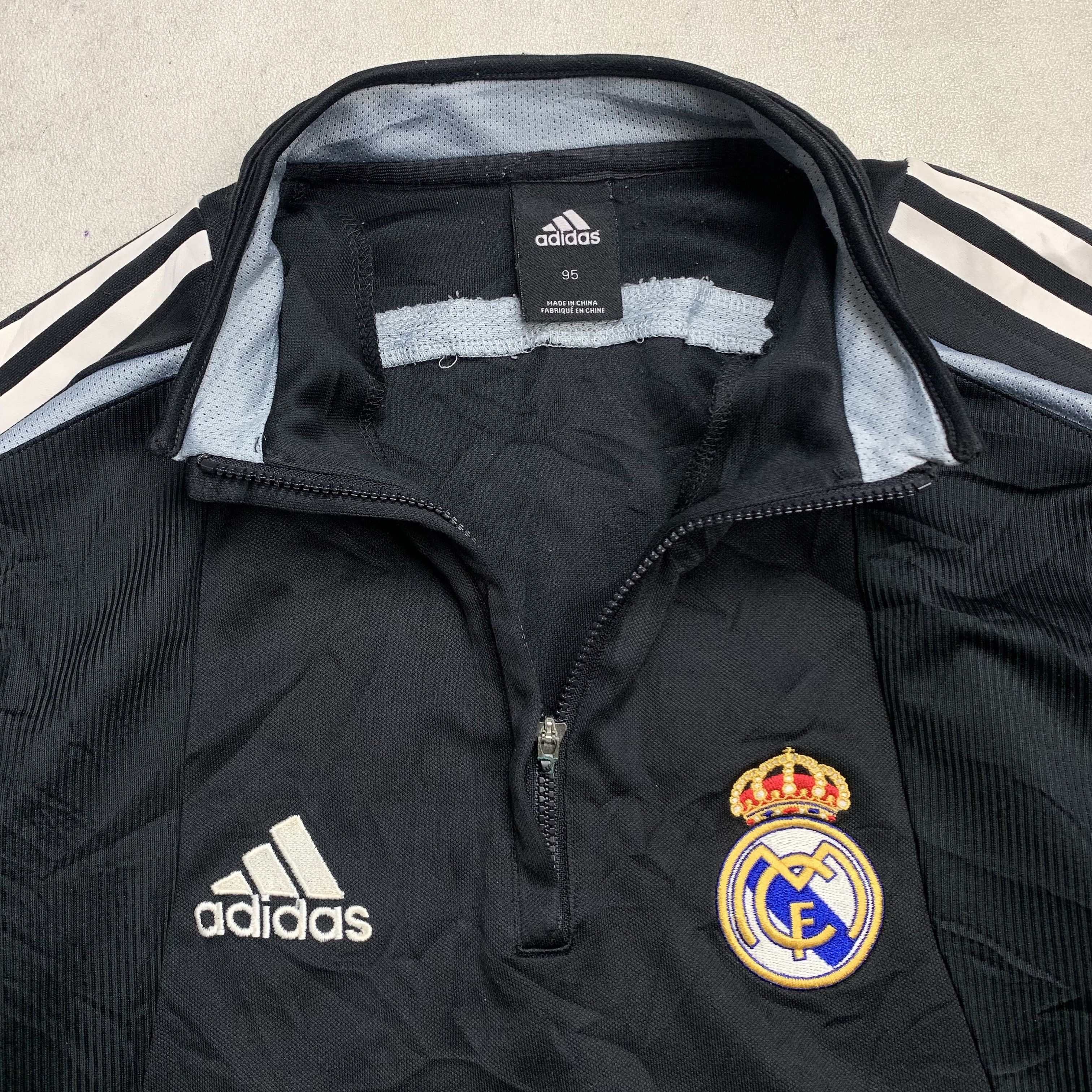 Adidas 2004-05 Real Madrid Adidas 1/4 Zip Training Top Size US S / EU 44-46 / 1 - 4 Thumbnail