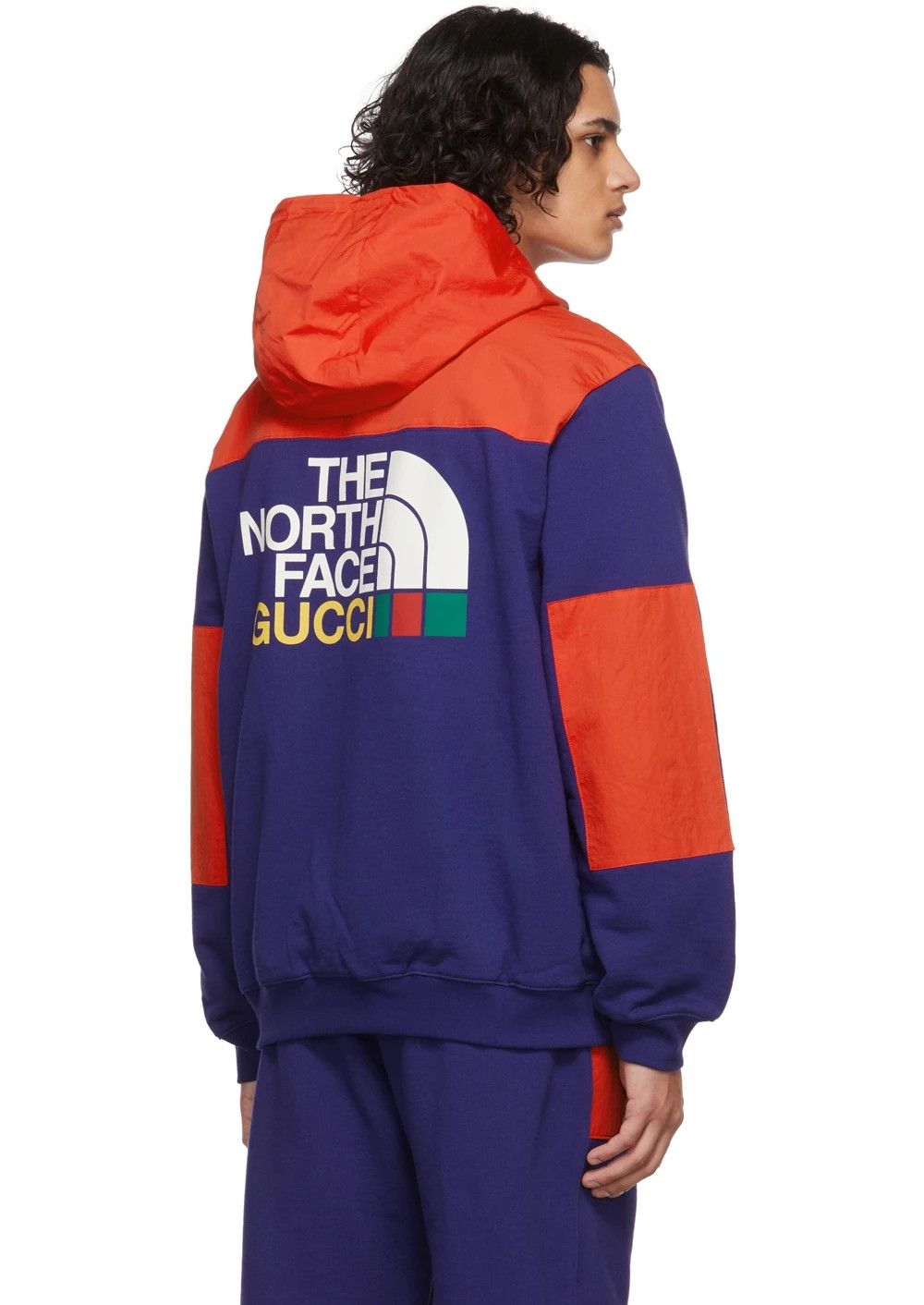 Gucci × The North Face GUCCI x THE NORTH FACE blue red logo print zip jacket Medium Size US M / EU 48-50 / 2 - 4 Thumbnail