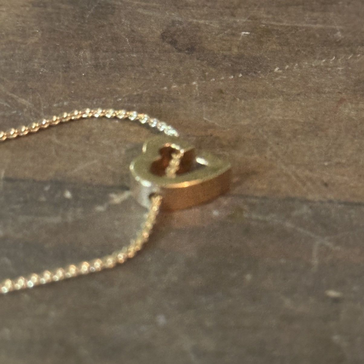 Vintage Vintage gold tone open heart pendant necklace Size ONE SIZE - 5 Thumbnail