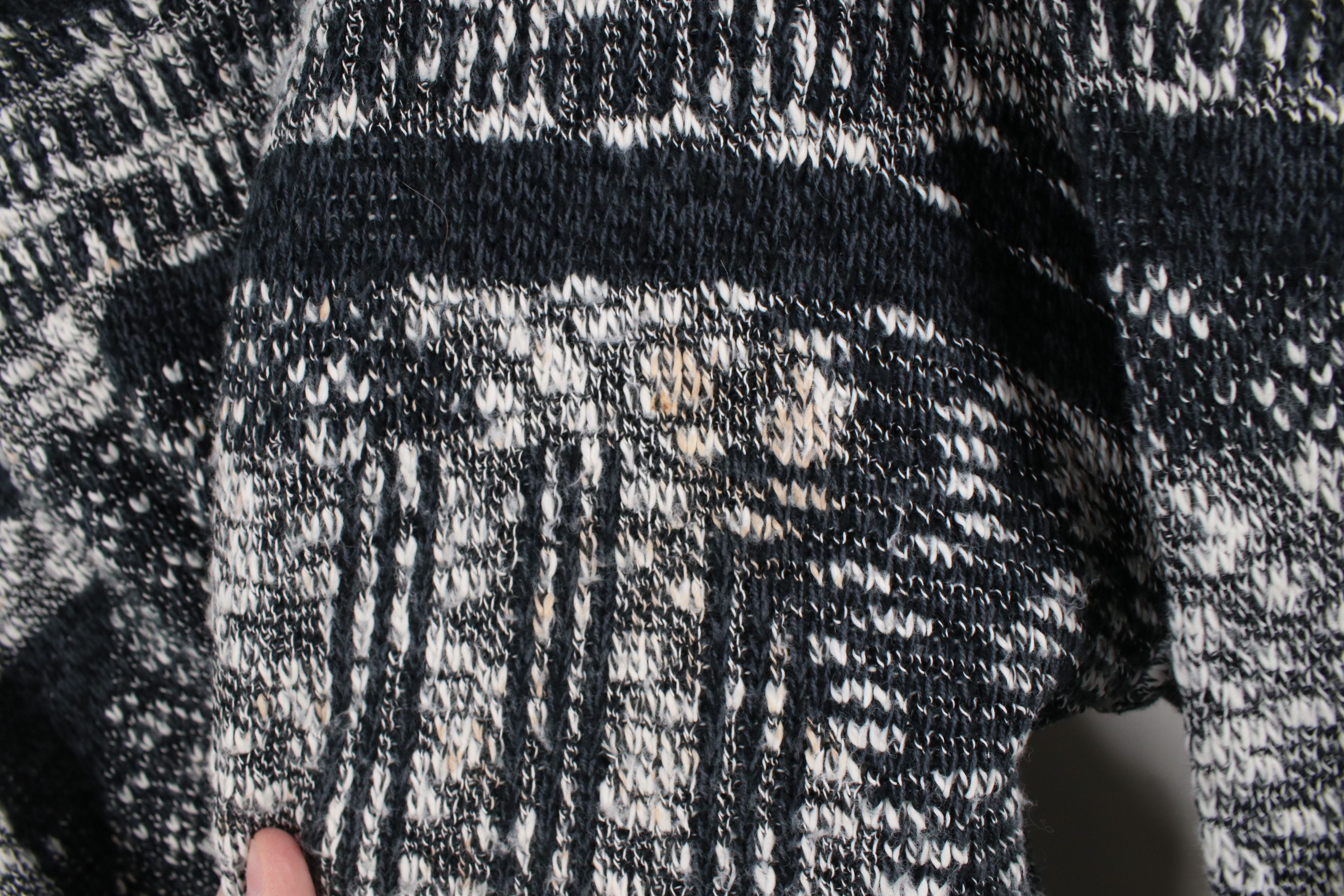Vintage Vintage 90s Streetwear Abstract Knit Crewneck Sweater Size US M / EU 48-50 / 2 - 5 Thumbnail