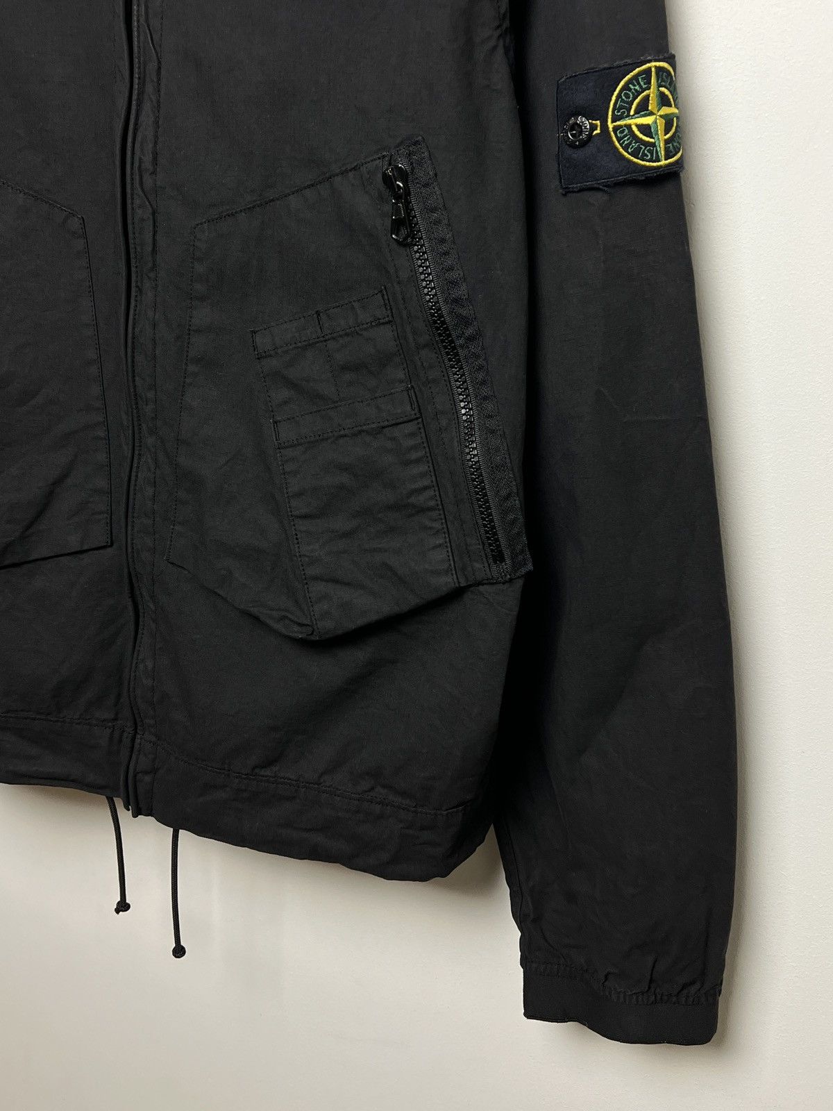 Stone Island Stone Island 2006 Laminated Cotton Hooded Jacket Size US M / EU 48-50 / 2 - 7 Thumbnail