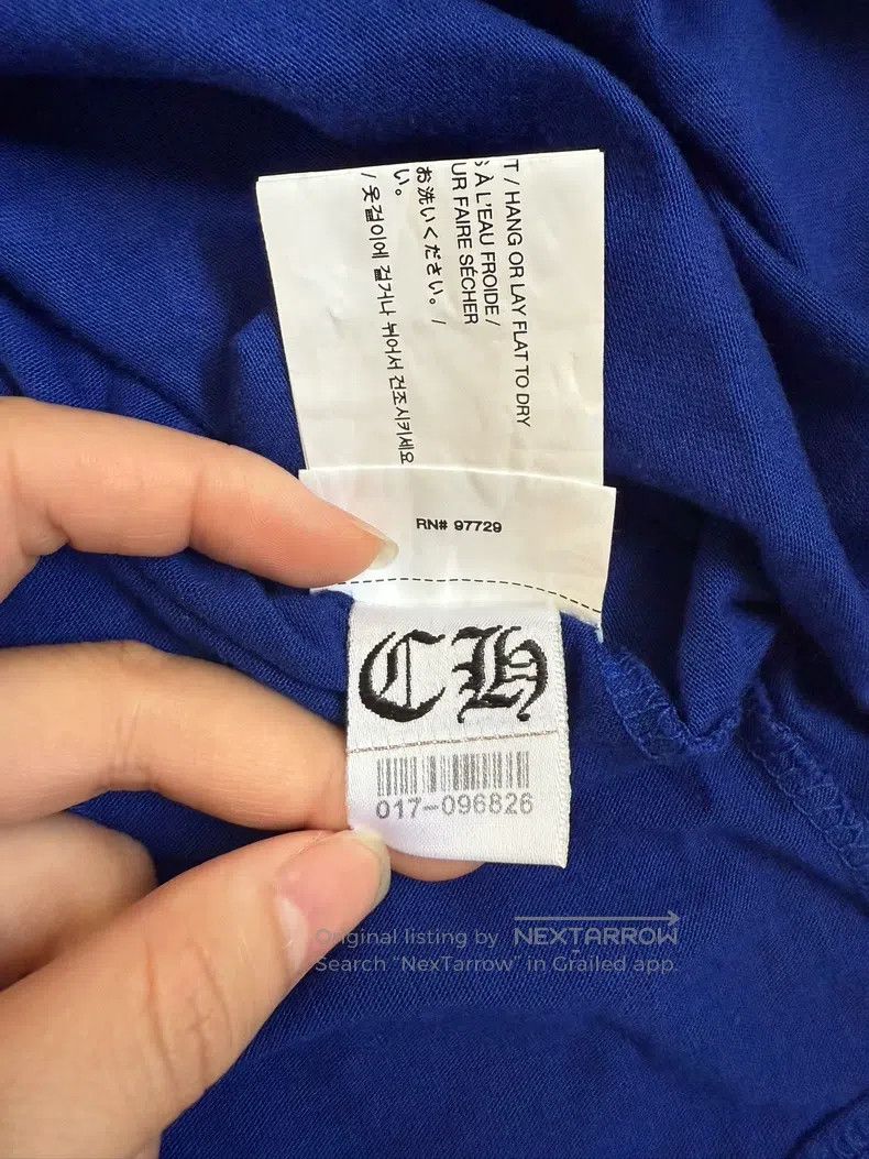 Chrome Hearts CHROME HEARTS Size M Scroll letter Star Royal Blue Short Sl Size US M / EU 48-50 / 2 - 8 Thumbnail