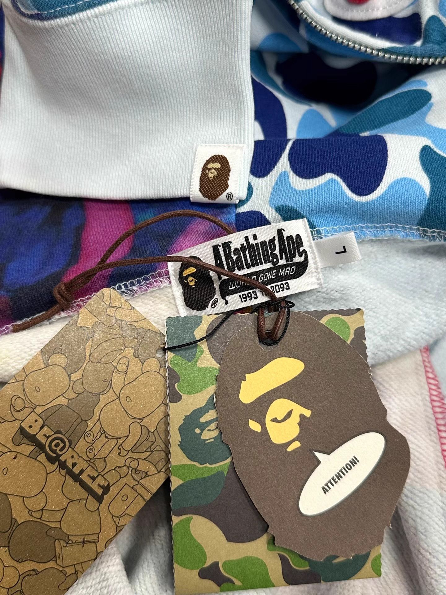 Bape bape Tripartite Camo Shark Hoodie K5 Size US L / EU 52-54 / 3 - 4 Thumbnail
