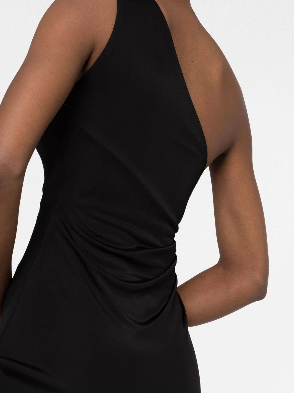 Saint Laurent Paris o1bcso1str1124 Maxi Dress in Black Size L / US 10 / IT 46 - 4 Thumbnail