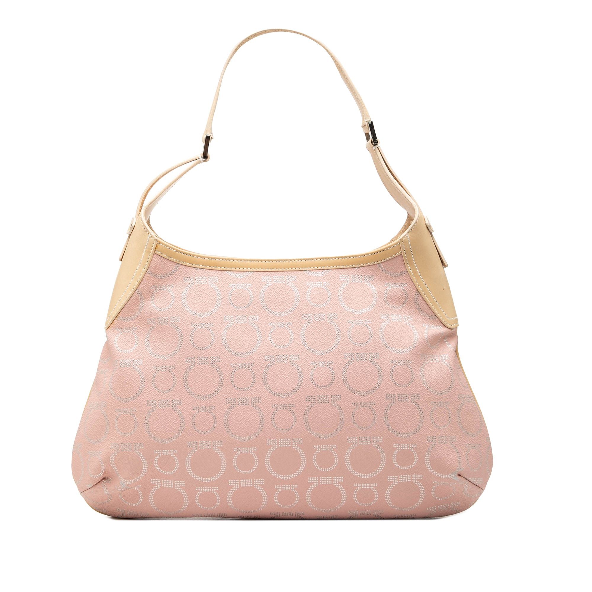 Salvatore Ferragamo Gancini Coated Canvas Hobo Size ONE SIZE - 1 Thumbnail