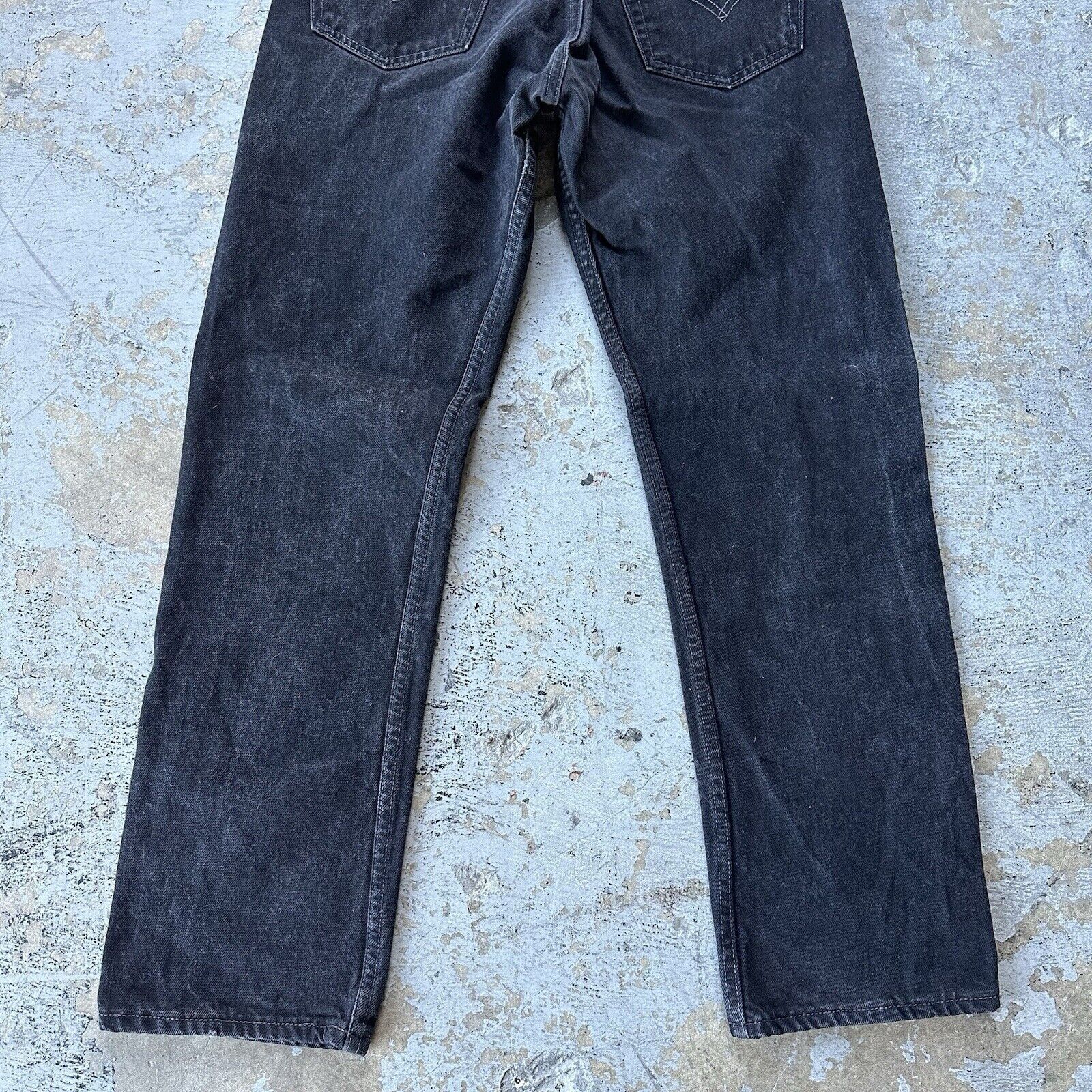 Levi's × Vintage Vintage 90s Levi’s 501 Black Straight Denim Jeans 33x30 Size US 33 - 6 Thumbnail