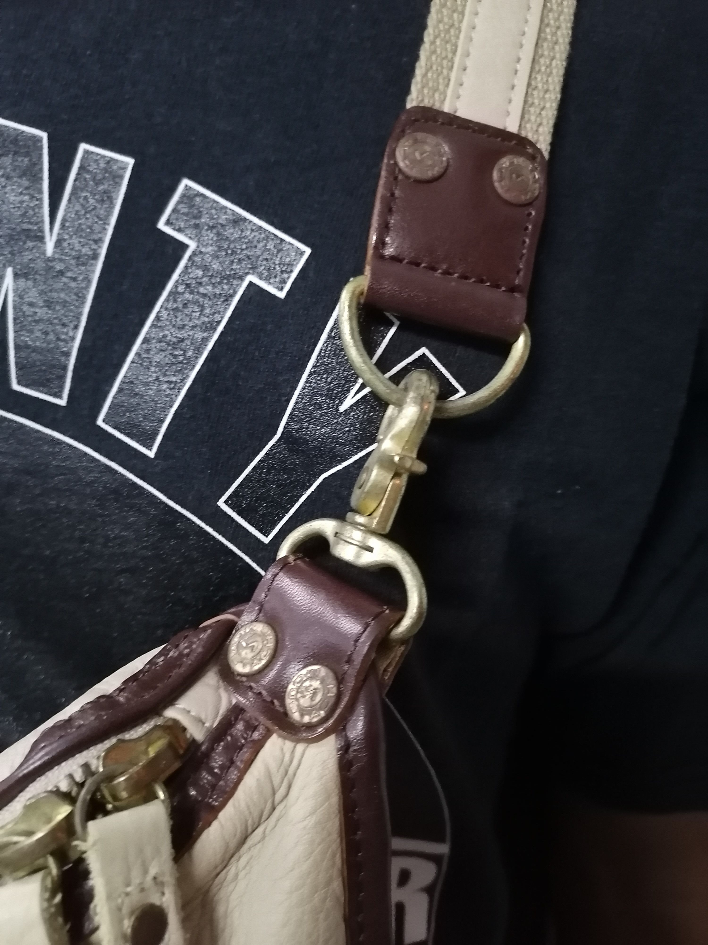 Genuine Leather × Japanese Brand Doubles Moustache+Moustache Japan Leather Crossbody Bag Size ONE SIZE - 5 Thumbnail