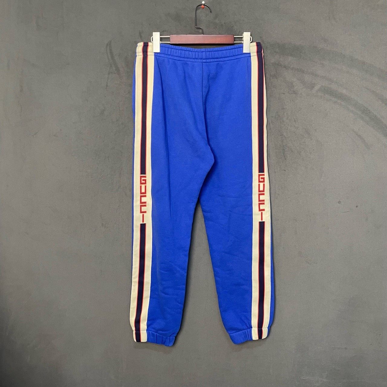 Gucci Gucci Size S Blue side logo trousers 2501-Nextarrow Size US 28 / EU 44 - 2 Thumbnail