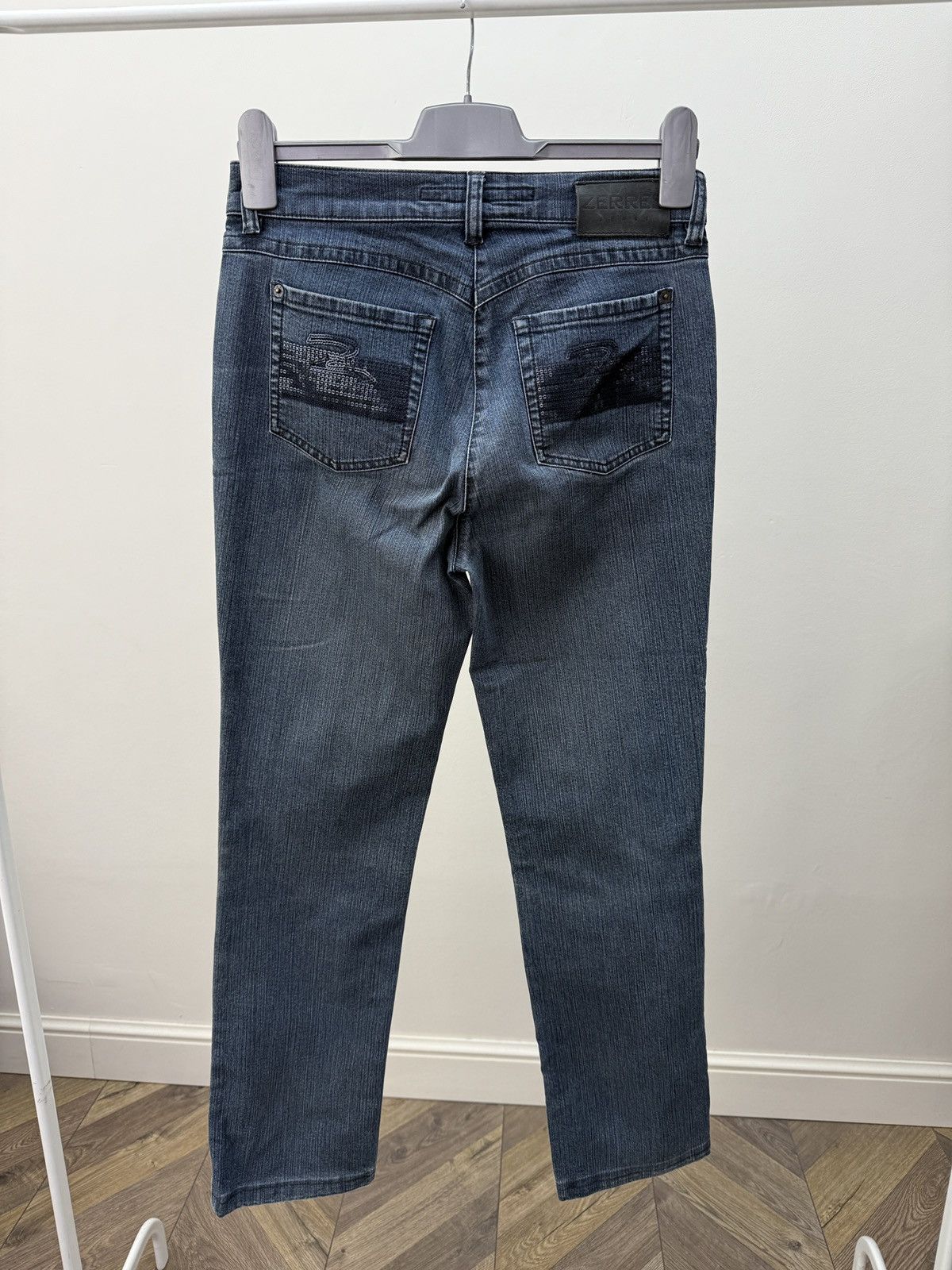 Other Vintage Zerres Women’s Stretch Jeans Straight Leg Size 27" / US 4 / IT 40 - 7 Thumbnail
