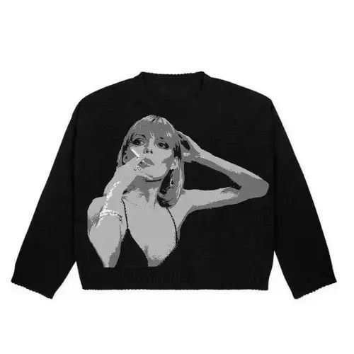 Japanese Brand Hip Hop Streetwear Knit Sweater Size ONE SIZE - 1 Thumbnail