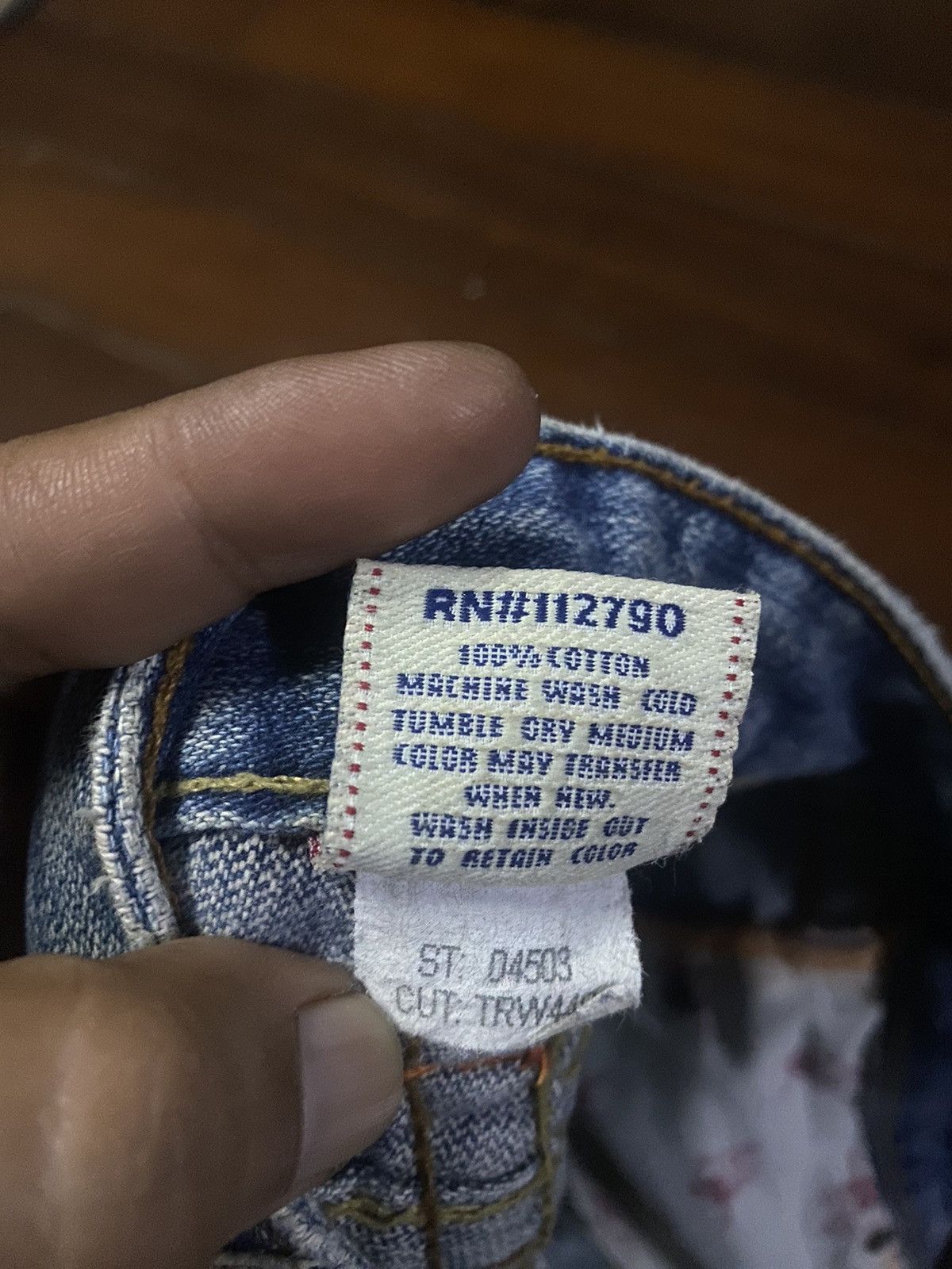 True Religion × Vintage Vintage True Religion Flare Bootcut distressed low rise Size 31" - 22 Thumbnail