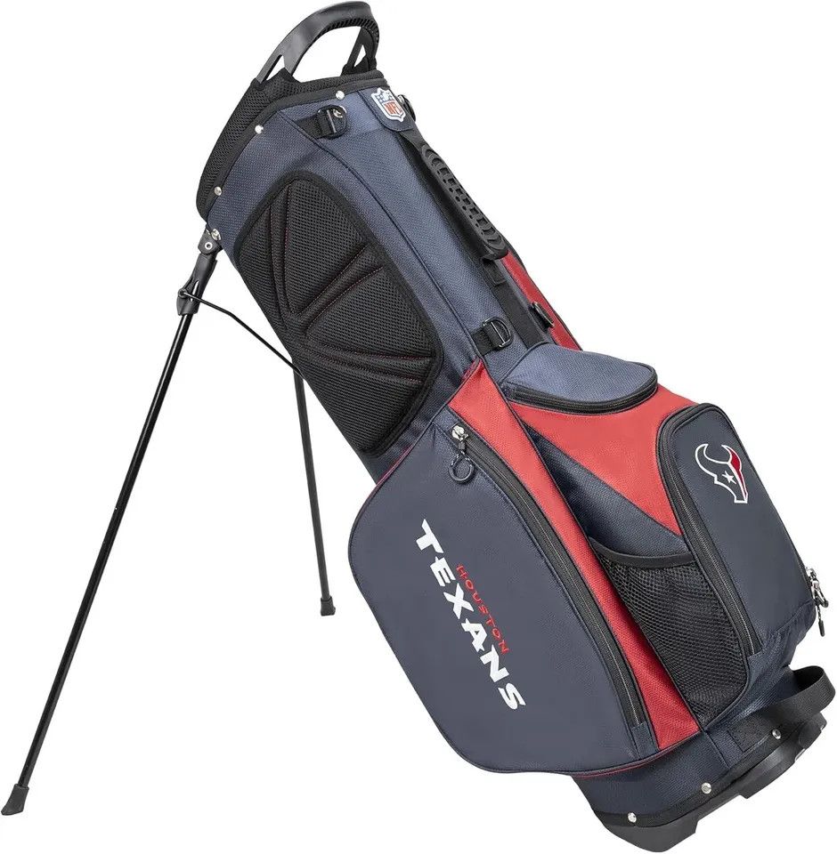 Wilson Wilson NFL Golf Bag - Carry, Houston, Red. Size ONE SIZE - 3 Thumbnail