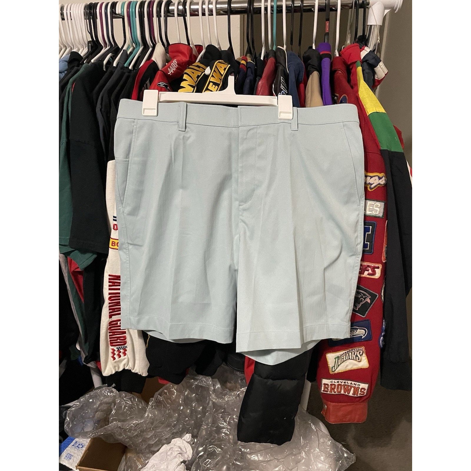 Nike Size 36-Nike Men Tour Dri-Fit 8" Chino Golf Shorts Cube Blue Size US 36 / EU 52 - 1 Thumbnail