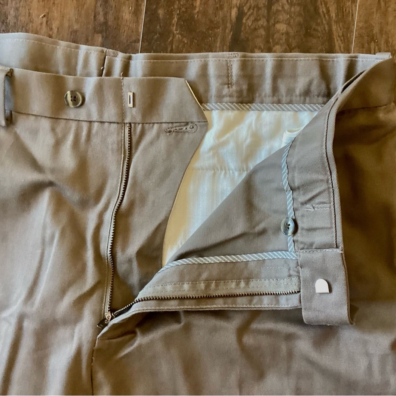 Perry Ellis Perry Ellis Portfolio Khaki Pant, 38x32 Size US 38 / EU 54 - 3 Thumbnail