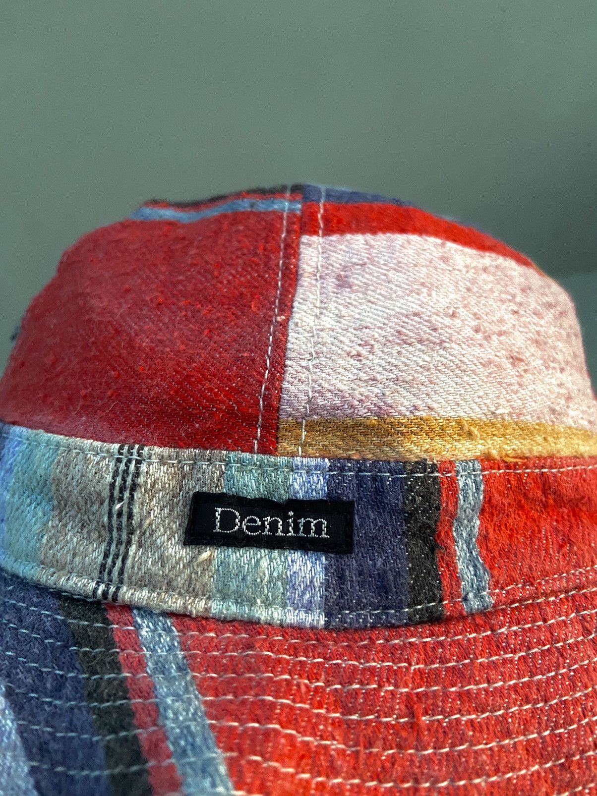 Japanese Brand 2000s denim dungaree inspiration Kapital japan bucket hat Size ONE SIZE - 4 Thumbnail