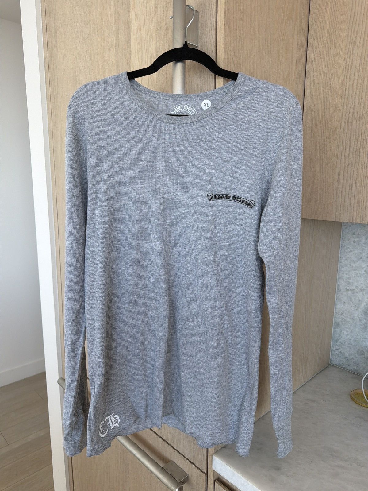 Chrome Hearts Chrome Hearts Grey Thermal Long Sleeve Size US XL / EU 56 / 4 - 1 Thumbnail